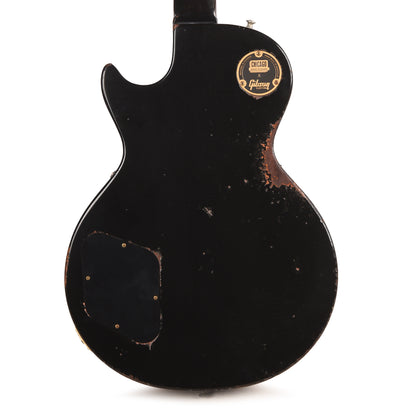 Gibson Custom Shop 1957 Les Paul Standard "CME Spec" Ebony Over Goldtop Murphy Lab Heavy Aged w/60 V2 Neck Electric Guitars / Solid Body