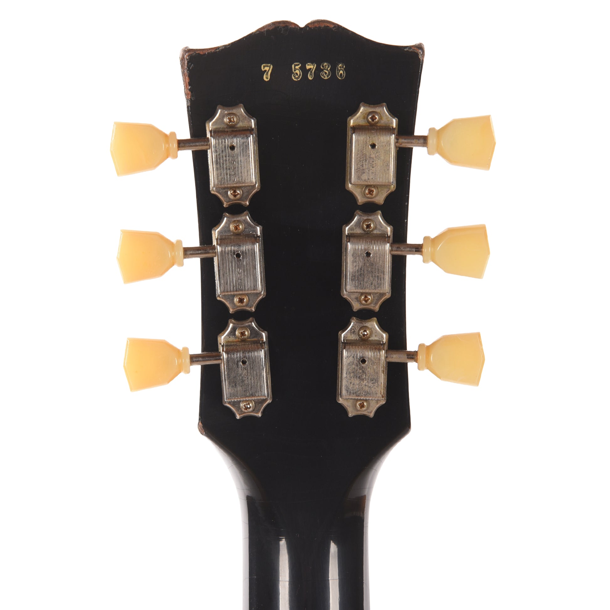 Gibson Custom Shop 1957 Les Paul Standard Ebony Over All Double Gold Murphy Lab Ultra Heavy Aged Electric Guitars / Solid Body