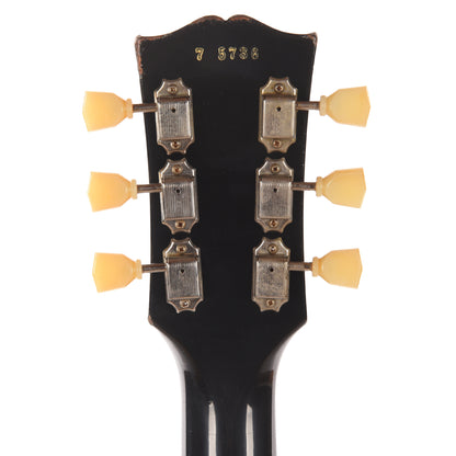 Gibson Custom Shop 1957 Les Paul Standard Ebony Over All Double Gold Murphy Lab Ultra Heavy Aged Electric Guitars / Solid Body