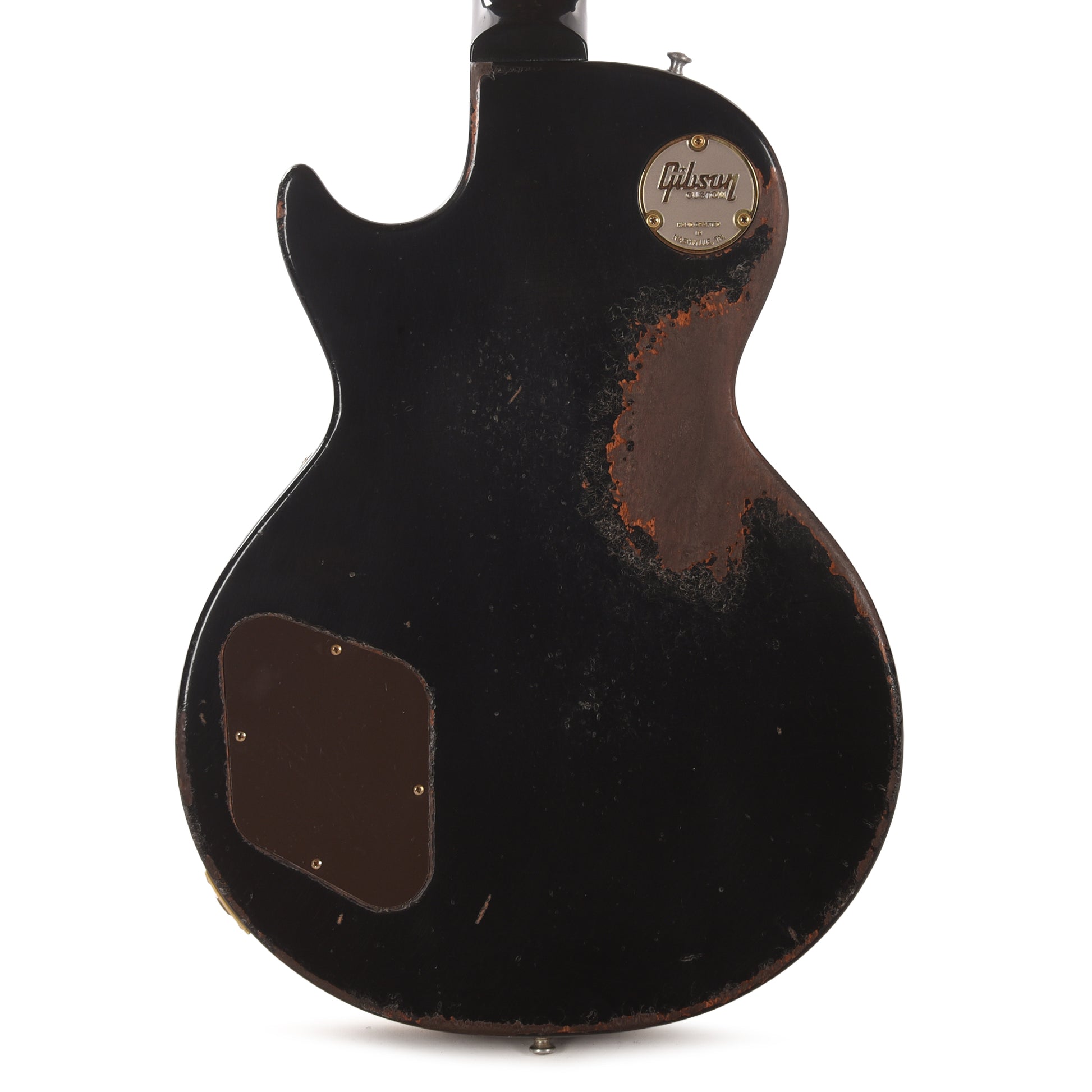 Gibson Custom Shop 1957 Les Paul Standard Ebony Over All Double Gold Murphy Lab Ultra Heavy Aged Electric Guitars / Solid Body