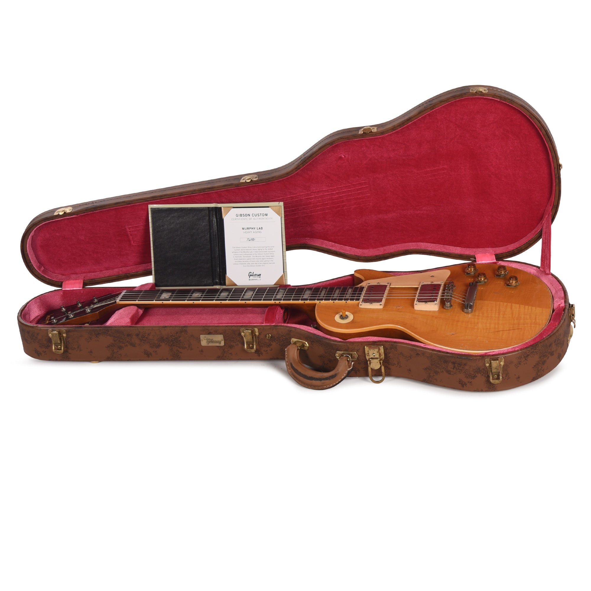 Gibson Custom Shop 1957 Les Paul Standard Natural Murphy Lab Heavy Aged Electric Guitars / Solid Body