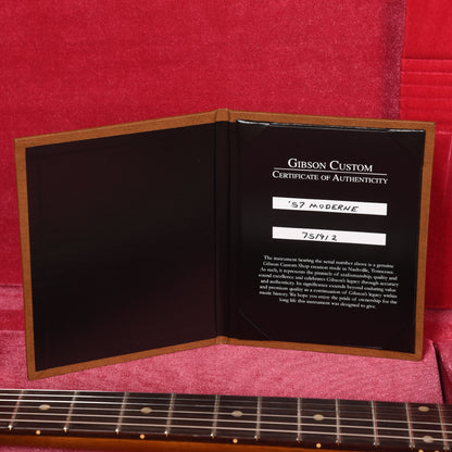Gibson Custom Shop 1957 Mahogany Moderne Reissue Antique Natural VOS Electric Guitars / Solid Body