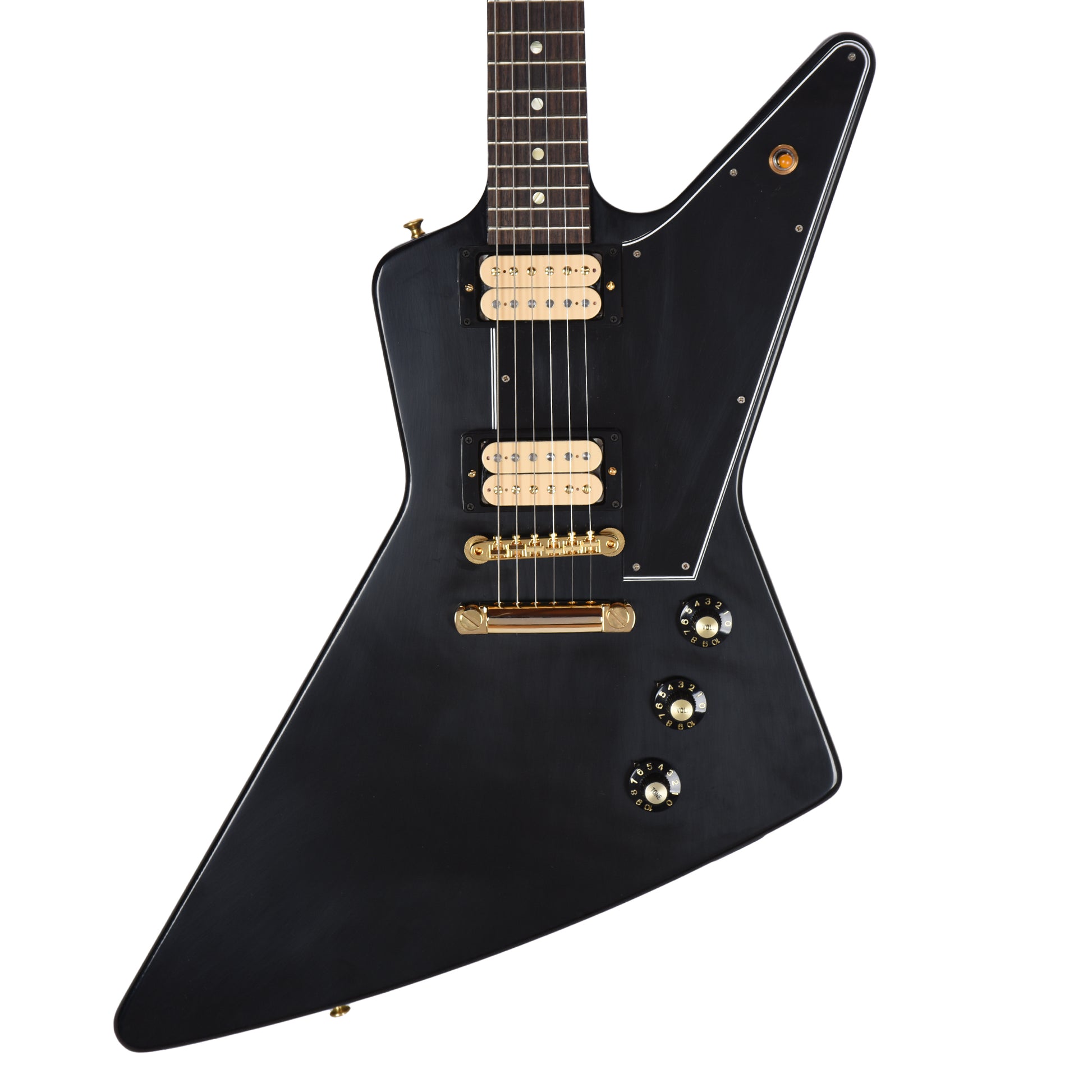 Gibson Custom Shop 1958 Korina Explorer Ebony VOS w/Black Pickguard Electric Guitars / Solid Body