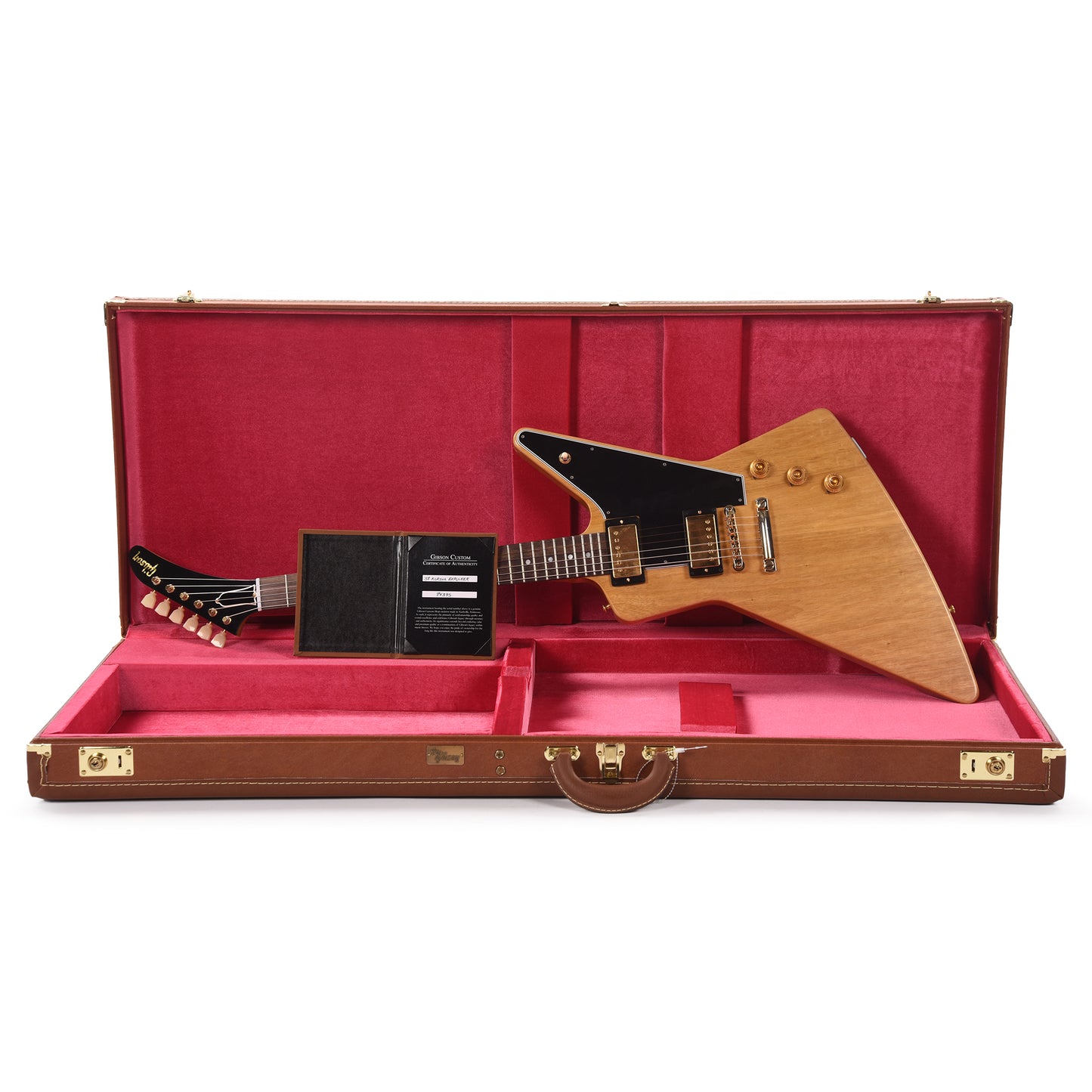 Gibson Custom Shop 1958 Korina Explorer Reissue Natural w/Black Pickguard Electric Guitars / Solid Body