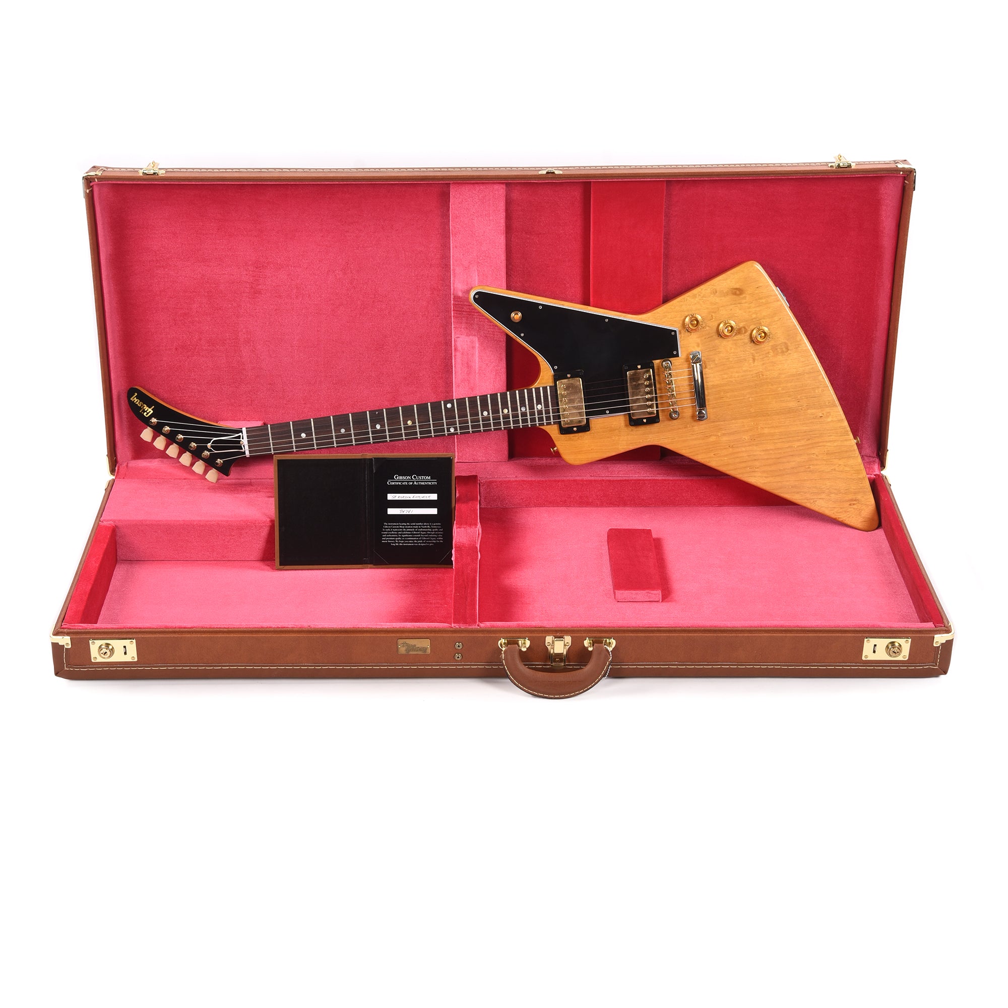 Gibson Custom Shop 1958 Korina Explorer Reissue Natural w/Black Pickguard Electric Guitars / Solid Body