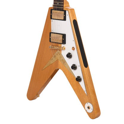 Gibson Custom Shop 1958 Korina Flying V Reissue Natural w/White Pickguard Electric Guitars / Solid Body