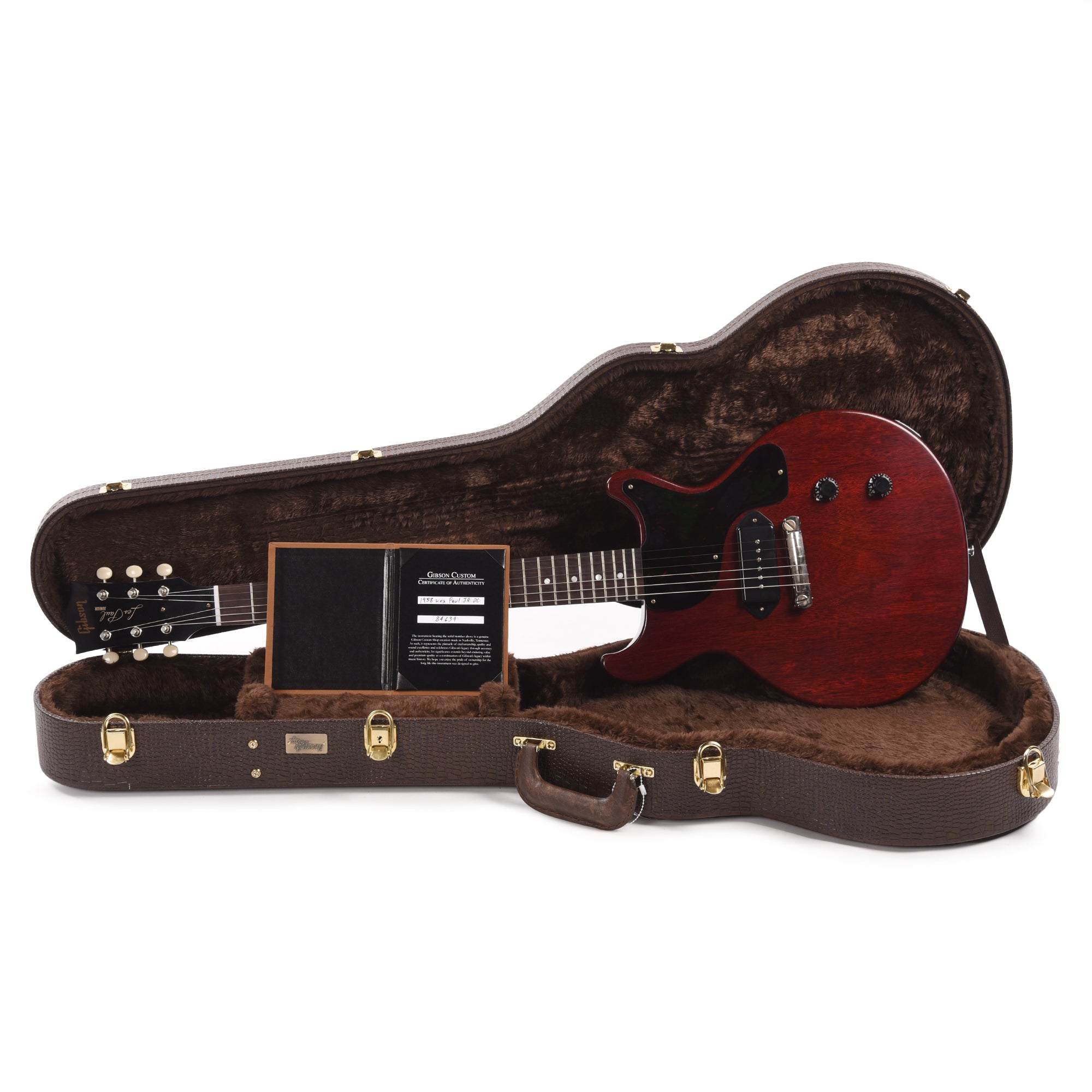 Gibson Custom Shop 1958 Les Paul Junior Double Cut Reissue Cherry Red VOS Electric Guitars / Solid Body