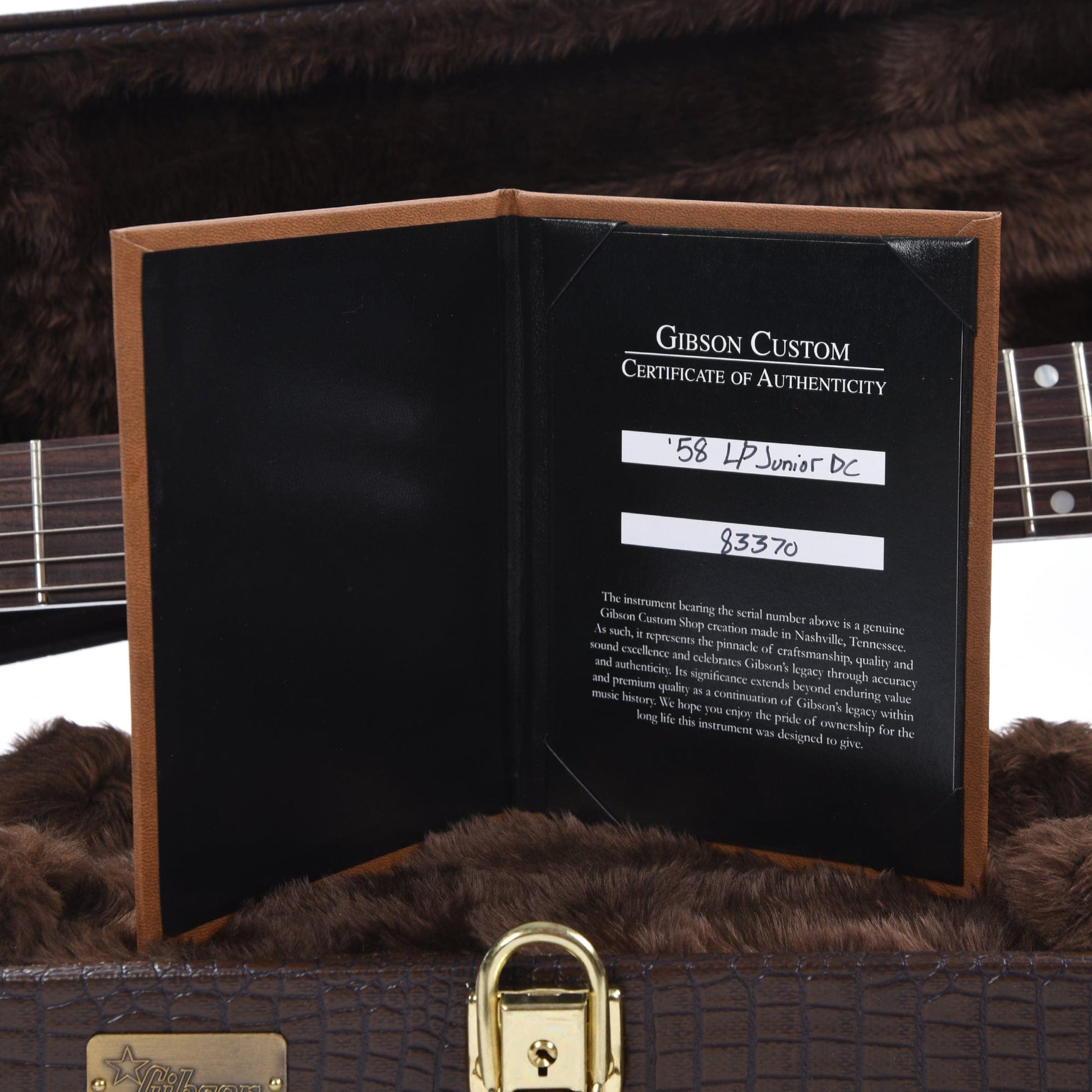 Gibson Custom Shop 1958 Les Paul Junior Double Cut Reissue Cherry Red VOS Electric Guitars / Solid Body