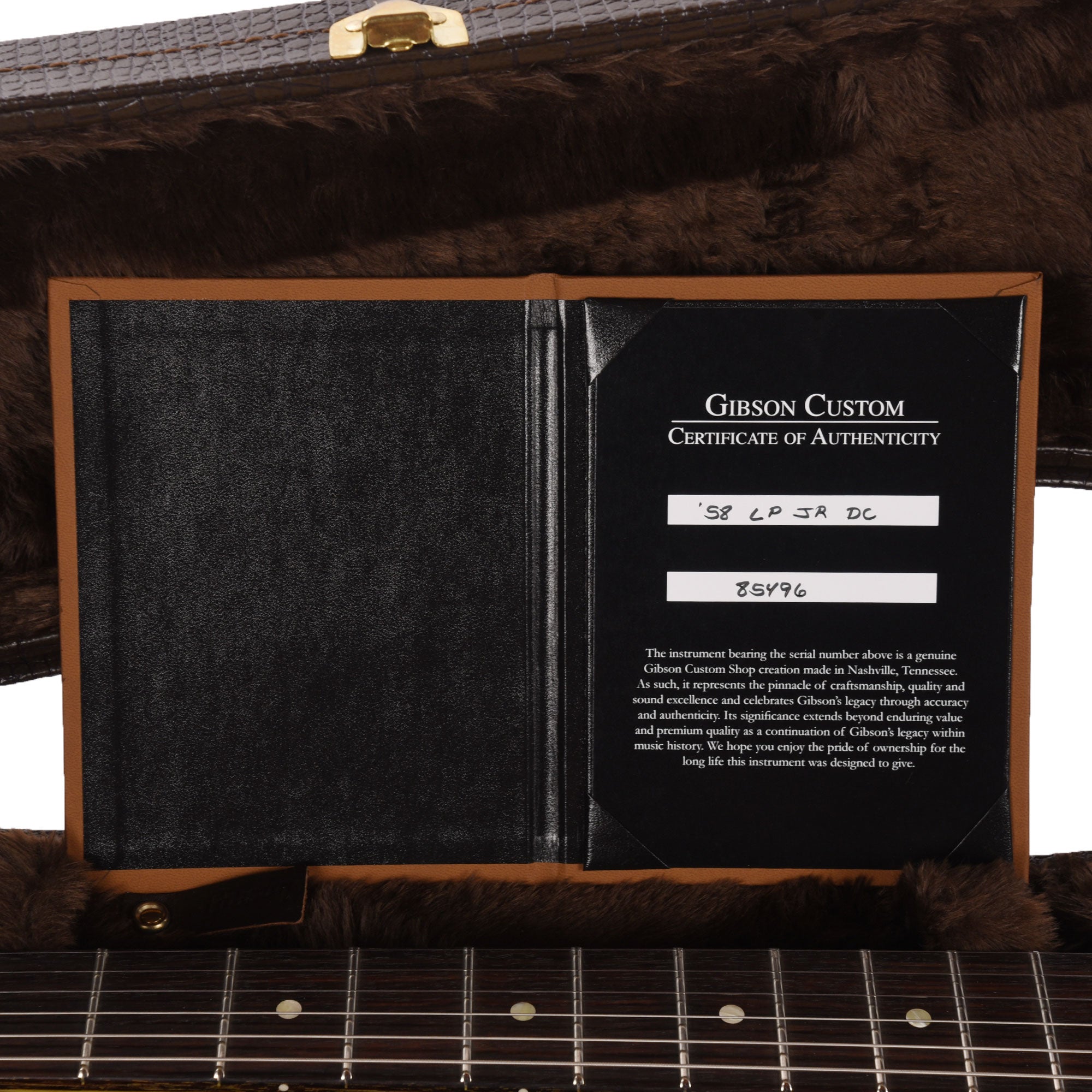 Gibson Custom Shop 1958 Les Paul Junior Double Cut Reissue TV Yellow VOS Electric Guitars / Solid Body