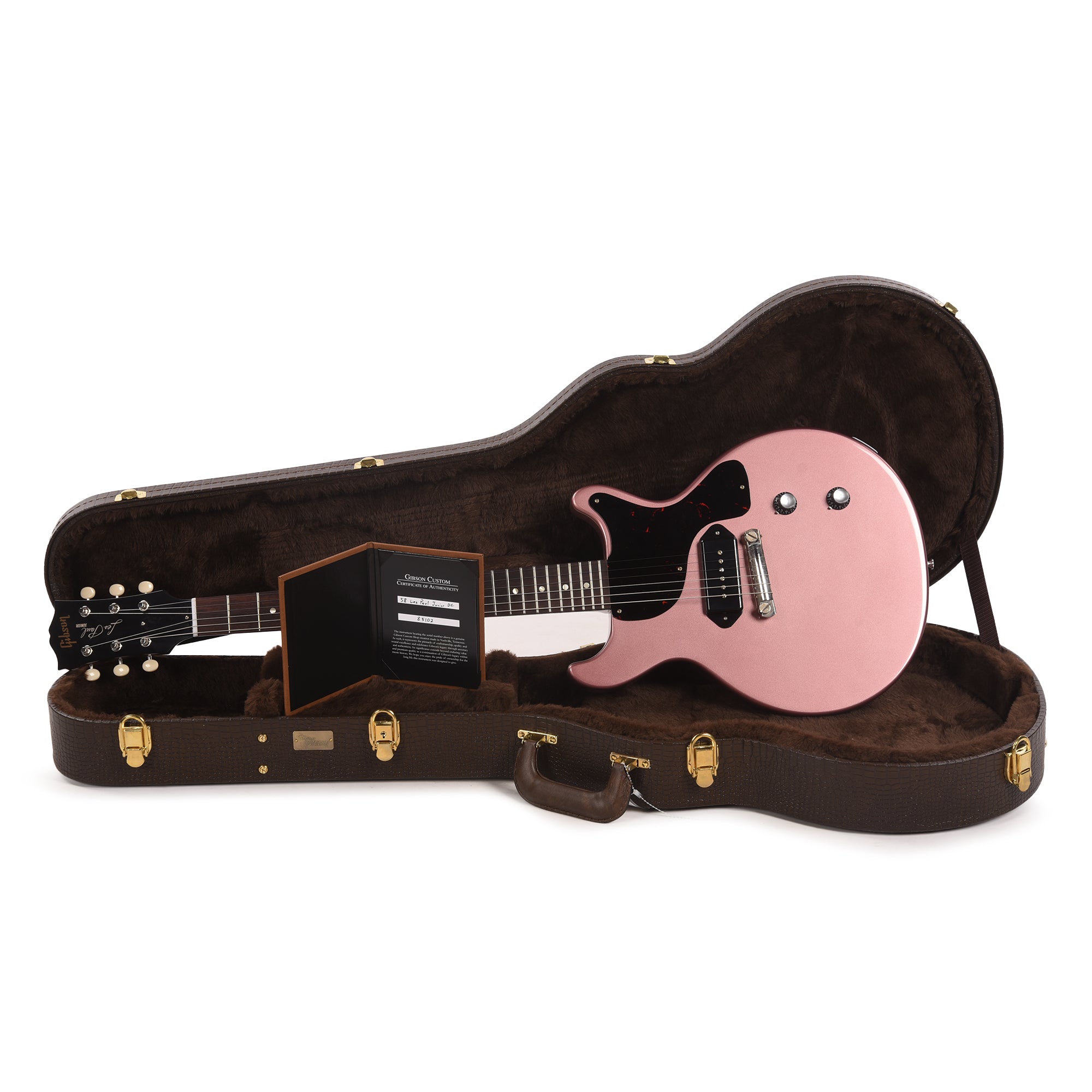 Gibson Custom Shop 1958 Les Paul Junior Doublecut Heather Poly VOS Electric Guitars / Solid Body