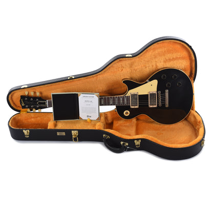 Gibson Custom Shop 1958 Les Paul Standard All Ebony Ultra Murphy Lab Light Aged Electric Guitars / Solid Body