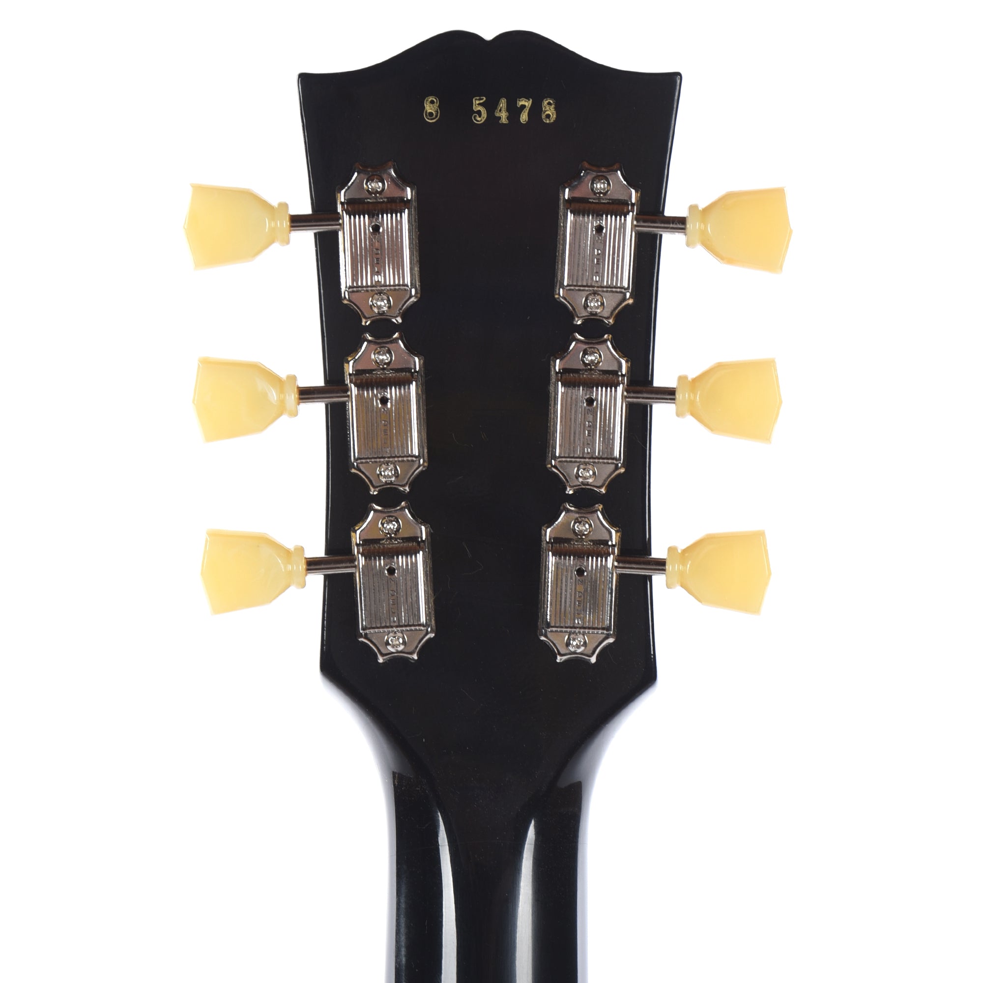 Gibson Custom Shop 1958 Les Paul Standard All Ebony Ultra Murphy Lab Light Aged Electric Guitars / Solid Body