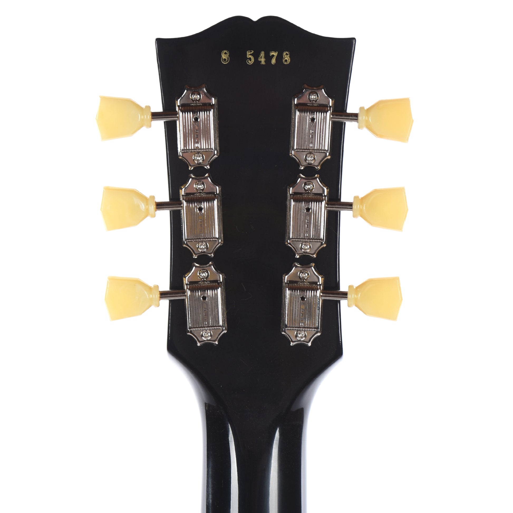 Gibson Custom Shop 1958 Les Paul Standard All Ebony Ultra Murphy Lab Light Aged Electric Guitars / Solid Body