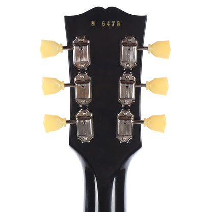Gibson Custom Shop 1958 Les Paul Standard All Ebony Ultra Murphy Lab Light Aged Electric Guitars / Solid Body
