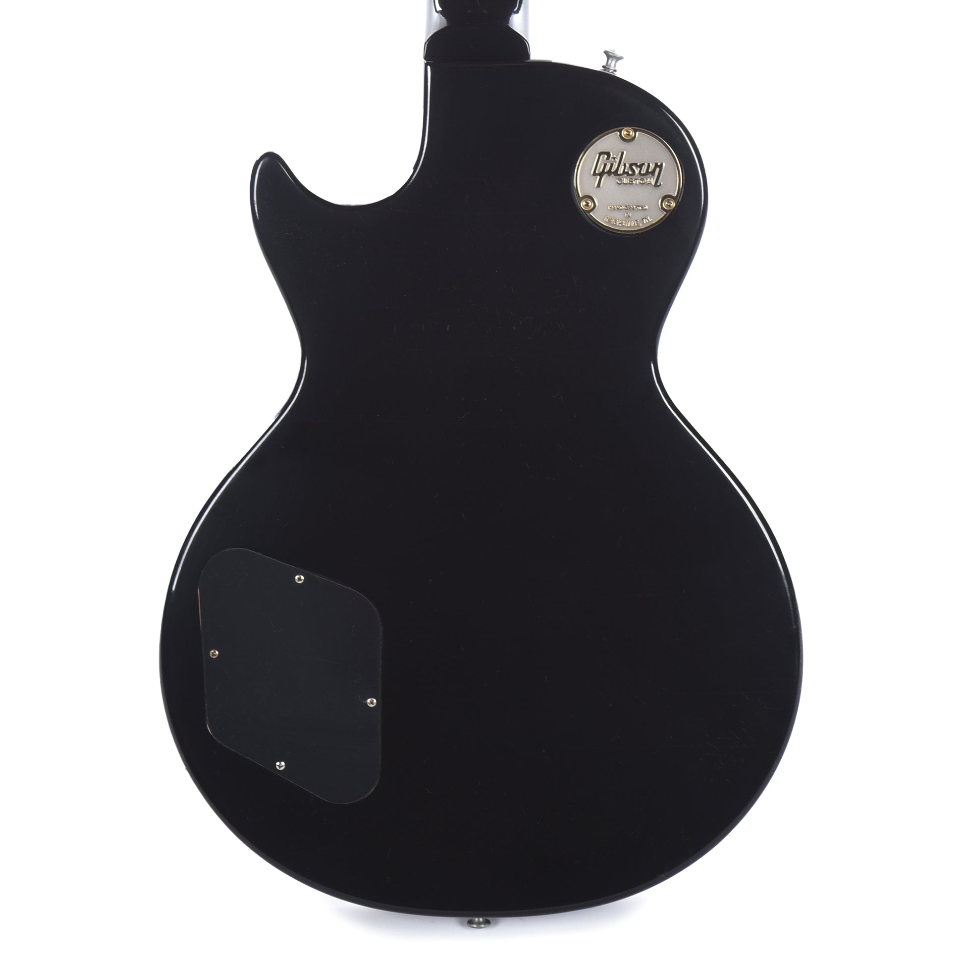 Gibson Custom Shop 1958 Les Paul Standard All Ebony Ultra Murphy Lab Light Aged Electric Guitars / Solid Body