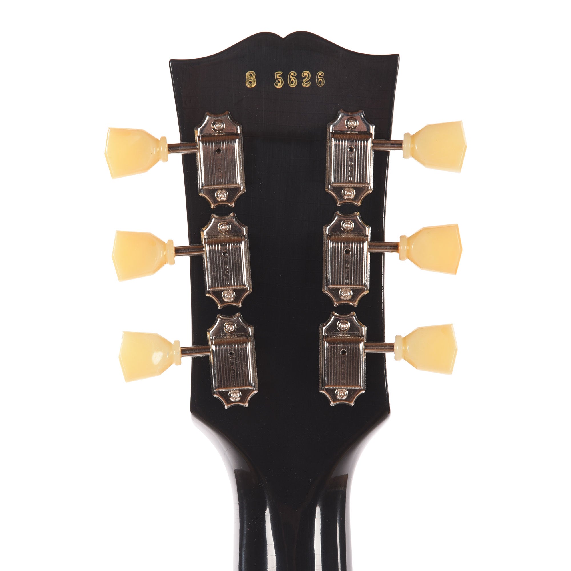Gibson Custom Shop 1958 Les Paul Standard All Ebony Ultra Murphy Lab Light Aged Electric Guitars / Solid Body