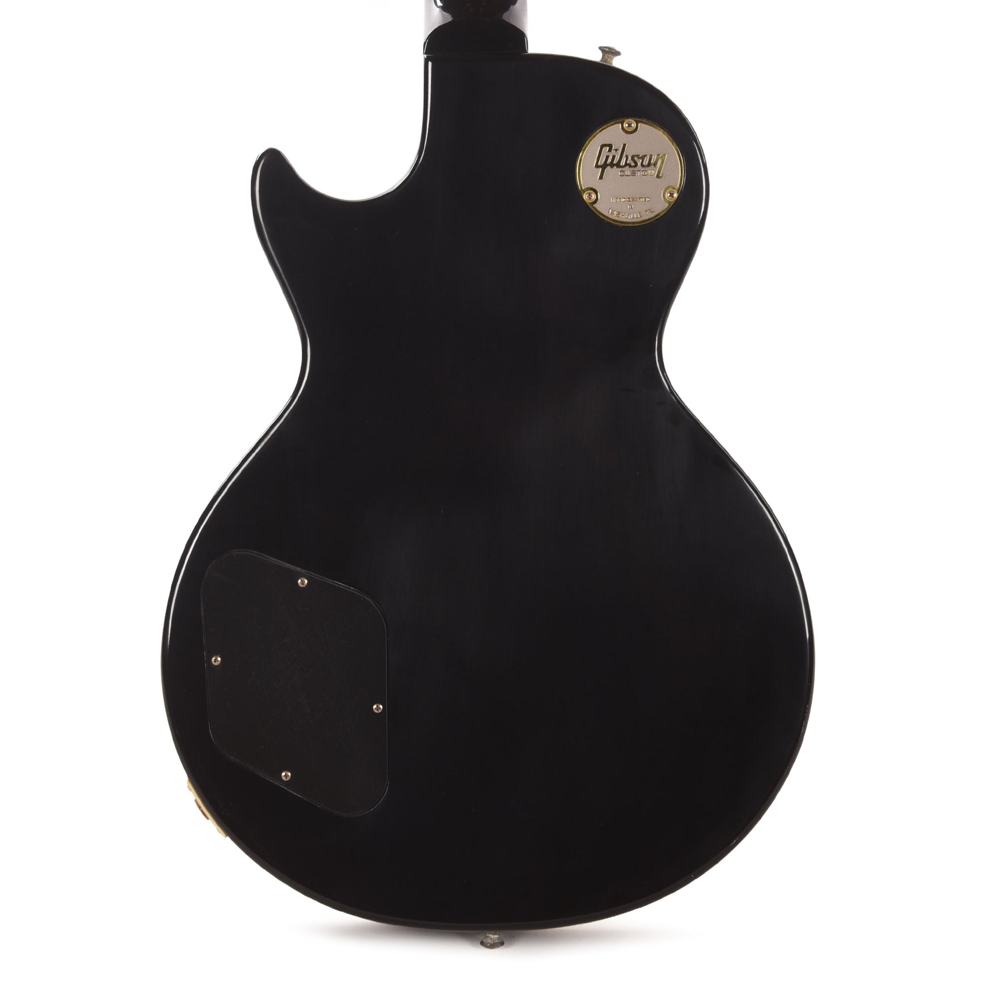 Gibson Custom Shop 1958 Les Paul Standard All Ebony Ultra Murphy Lab Light Aged Electric Guitars / Solid Body