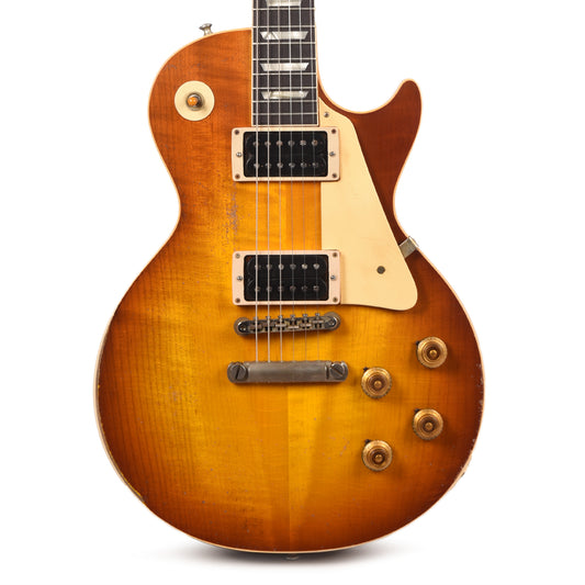 Gibson Custom Shop 1958 Les Paul Standard Beauty of the Burst 153 Murphy Lab Heavy Aged w/Double Black Custombuckers Electric Guitars / Solid Body
