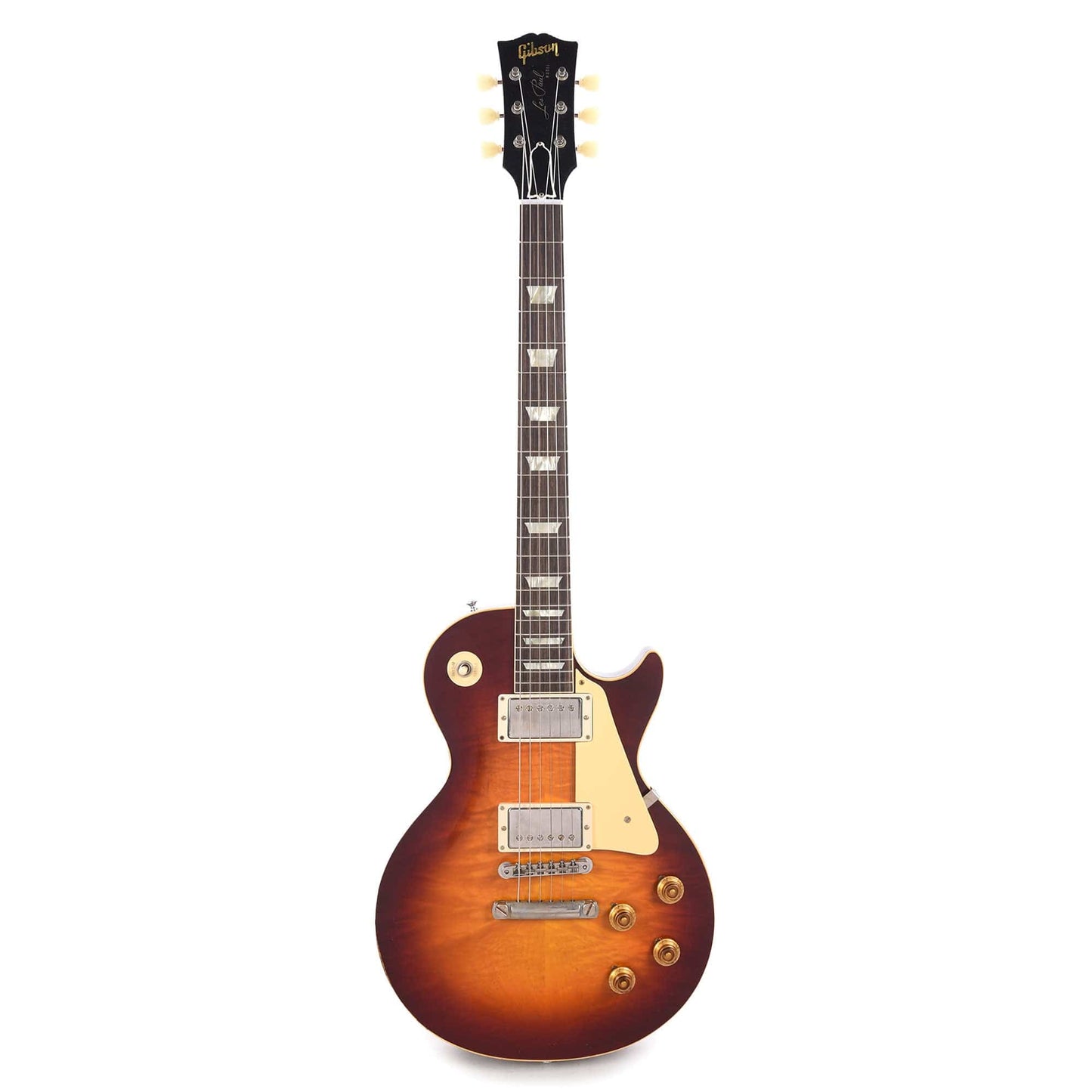 Gibson Custom Shop 1958 Les Paul Standard Cherry Teaburst Light Aged Electric Guitars / Solid Body