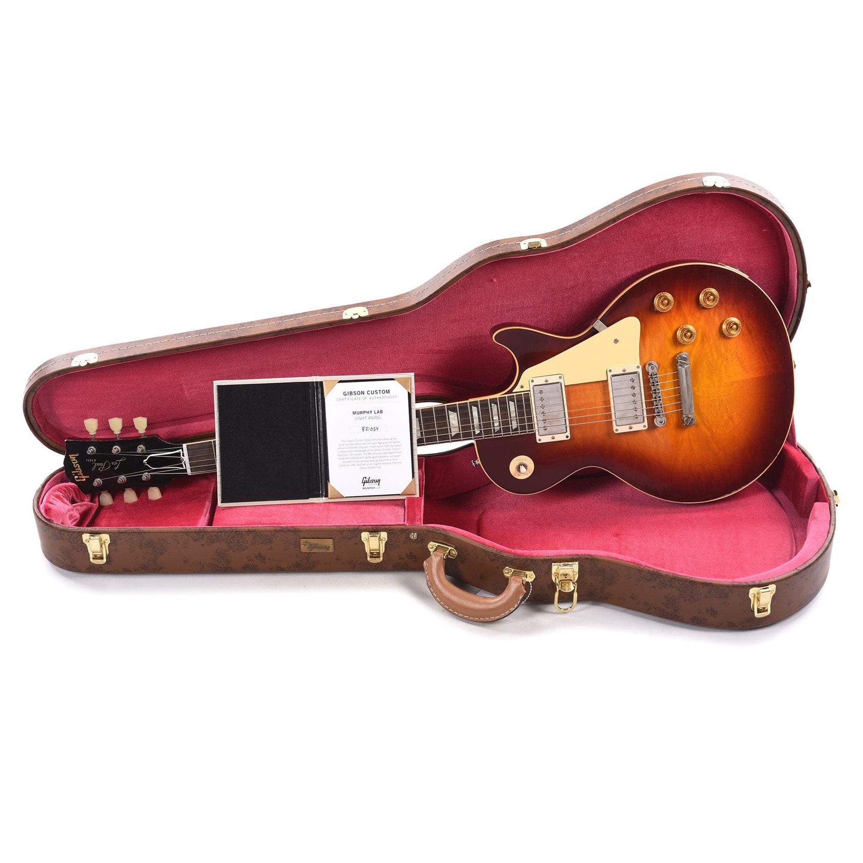 Gibson Custom Shop 1958 Les Paul Standard Cherry Teaburst Light Aged ...