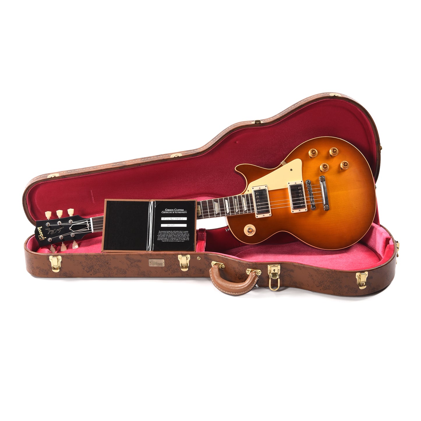 Gibson Custom Shop 1958 Les Paul Standard "CME Spec" Amber VOS w/59 Carmelita Neck Electric Guitars / Solid Body