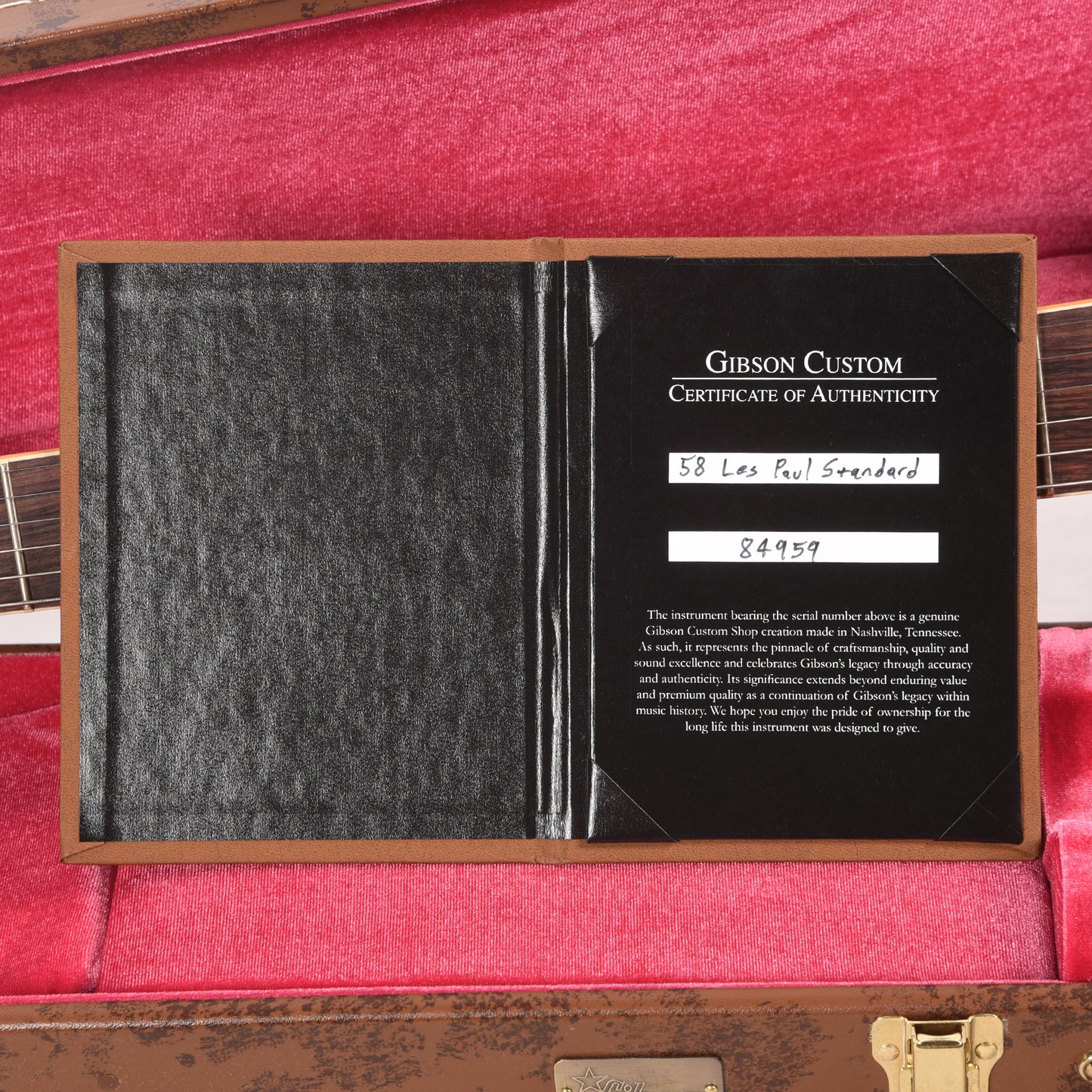 Gibson Custom Shop 1958 Les Paul Standard "CME Spec" Amber VOS w/59 Carmelita Neck Electric Guitars / Solid Body