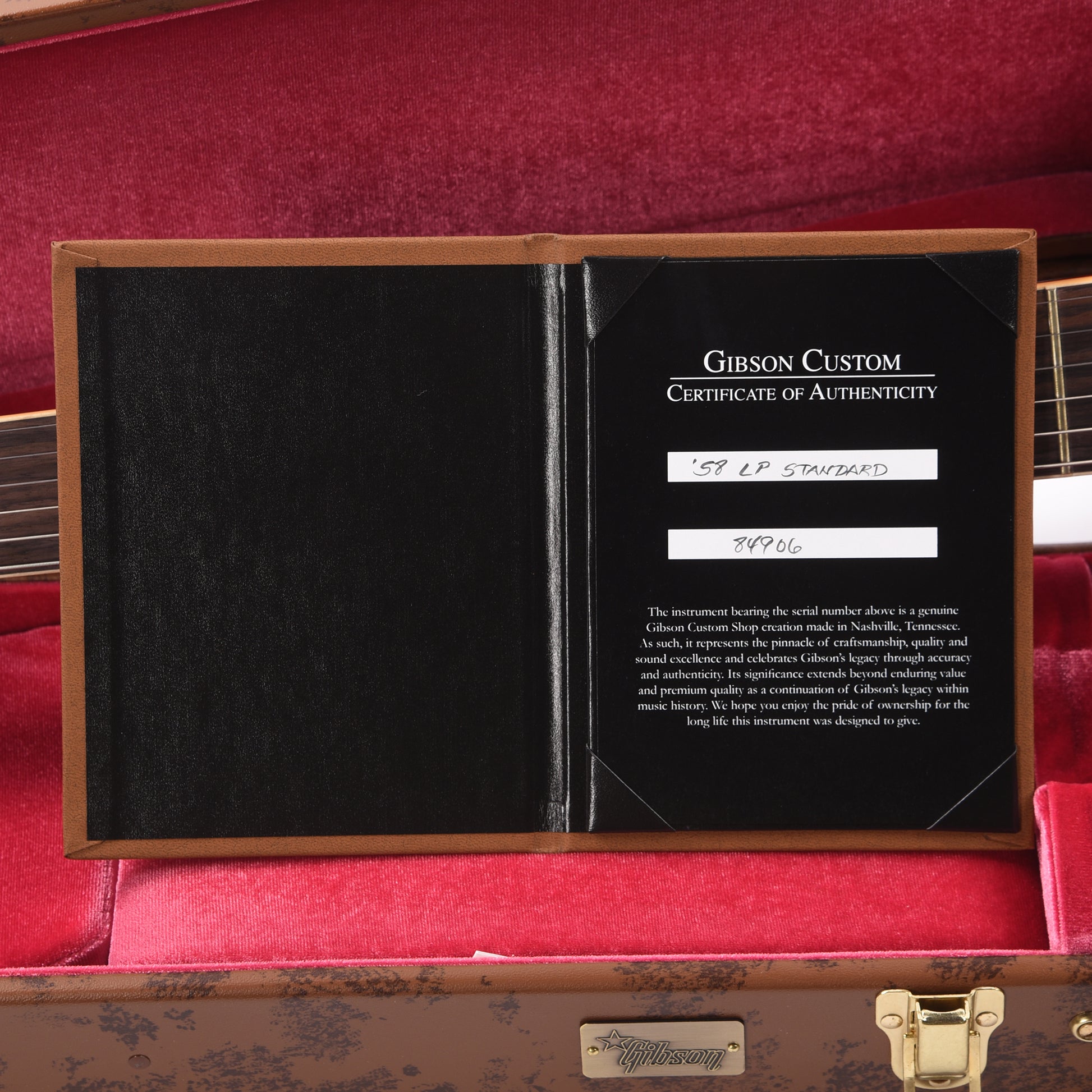 Gibson Custom Shop 1958 Les Paul Standard "CME Spec" Antiquity Burst VOS w/59 Carmelita Neck Electric Guitars / Solid Body