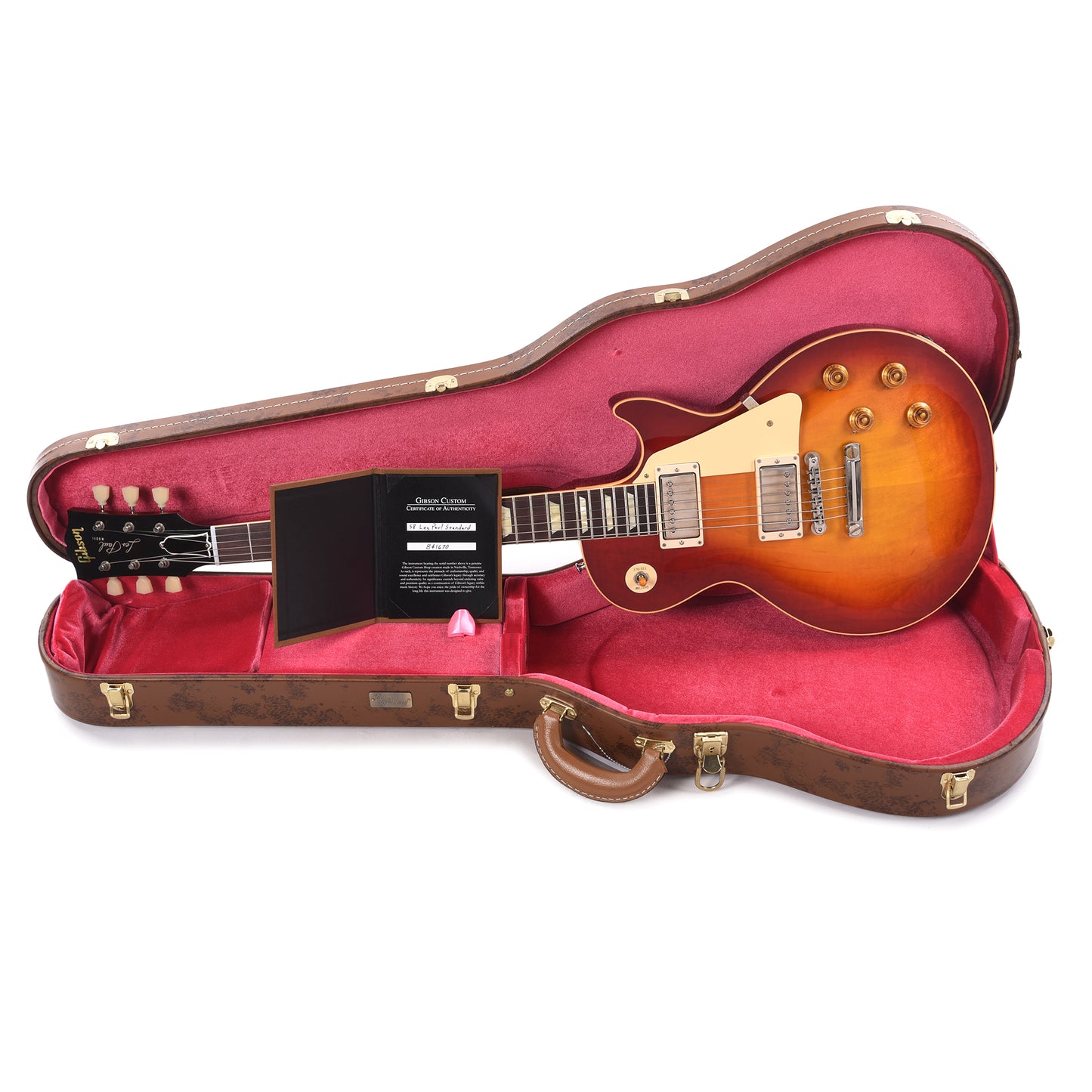 Gibson Custom Shop 1958 Les Paul Standard "CME Spec" Factory Burst VOS w/59 Carmelita Neck Electric Guitars / Solid Body