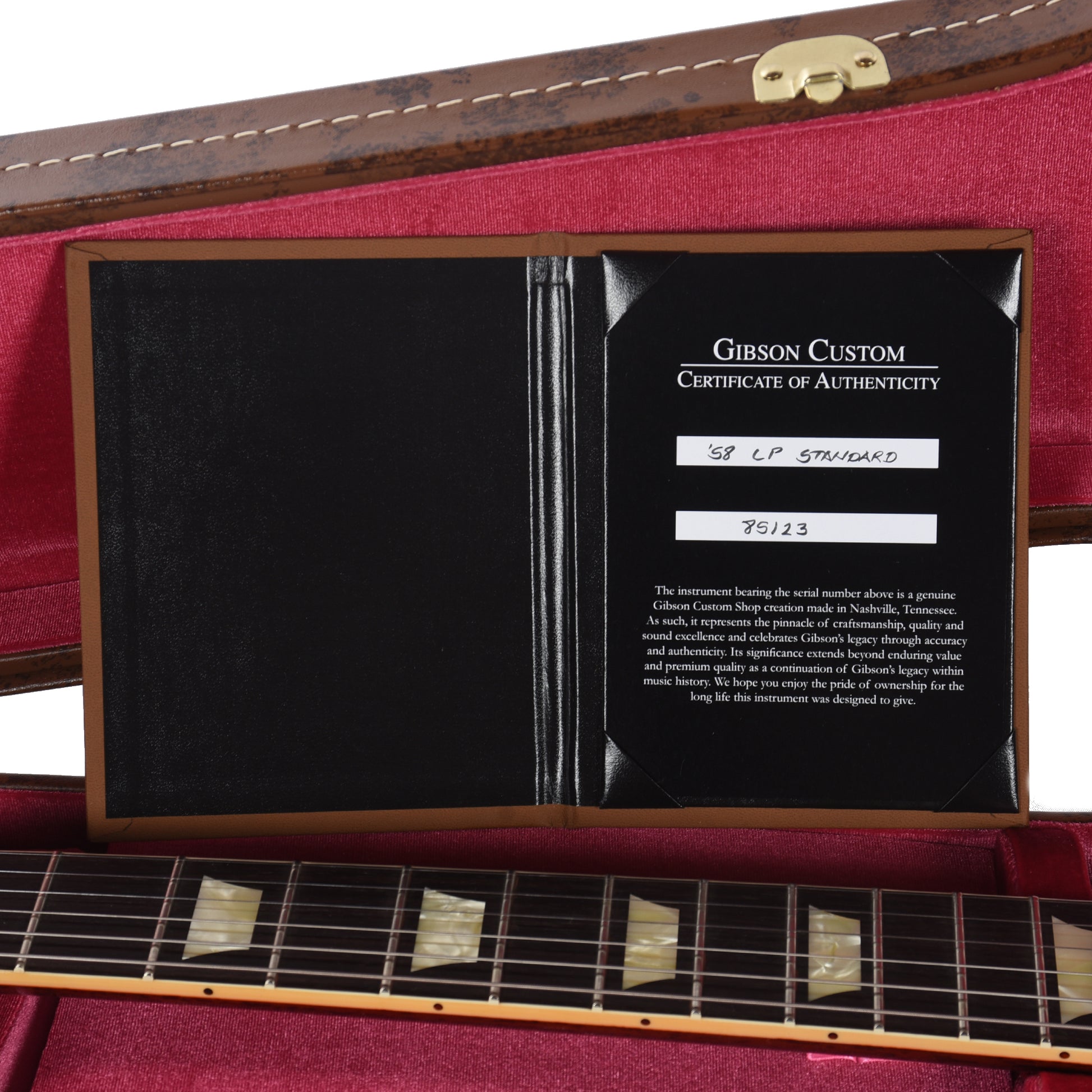 Gibson Custom Shop 1958 Les Paul Standard "CME Spec" Factory Burst VOS w/59 Carmelita Neck Electric Guitars / Solid Body