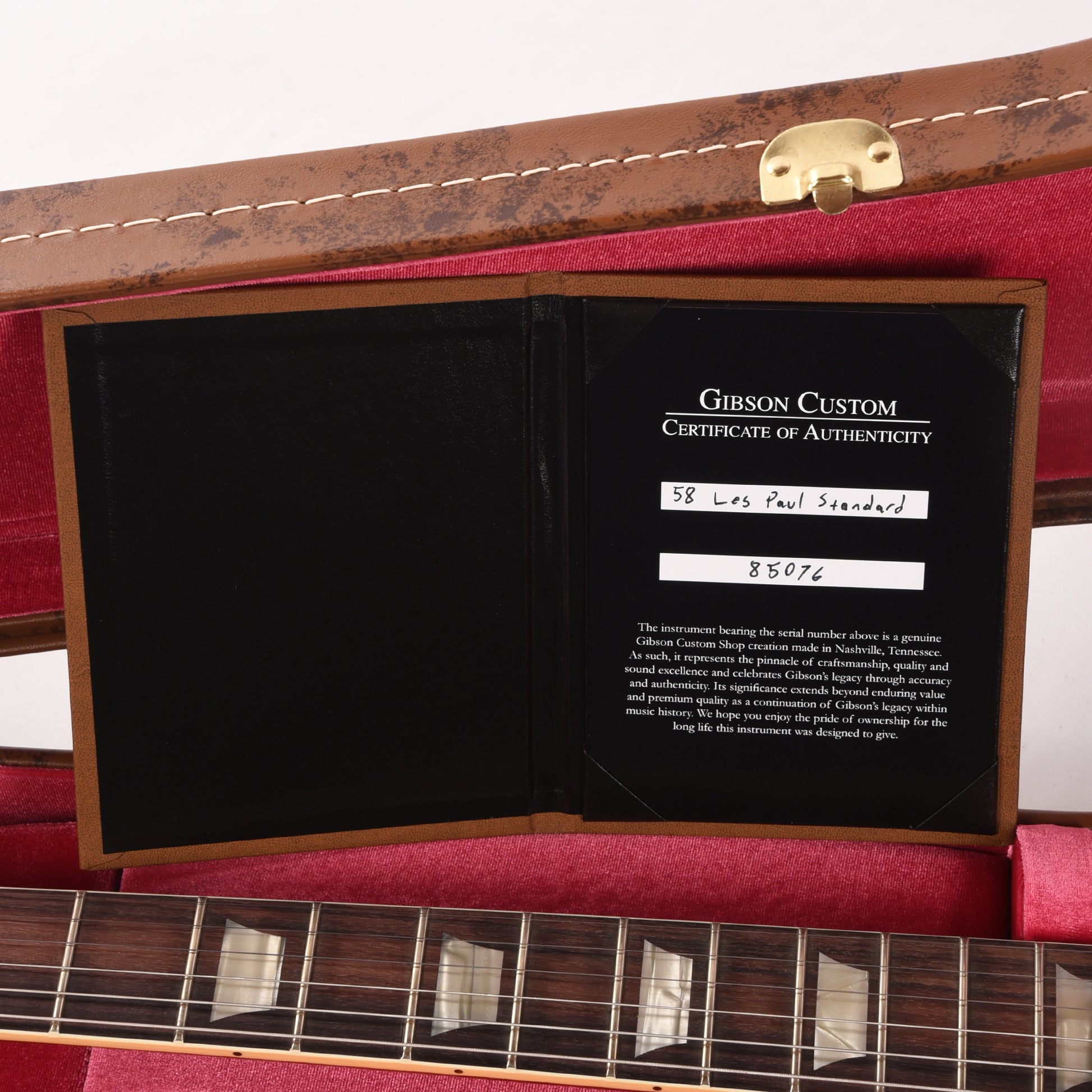 Gibson Custom Shop 1958 Les Paul Standard "CME Spec" Factory Burst VOS w/59 Carmelita Neck Electric Guitars / Solid Body