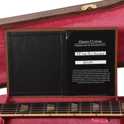 Gibson Custom Shop 1958 Les Paul Standard "CME Spec" Factory Burst VOS w/59 Carmelita Neck Electric Guitars / Solid Body