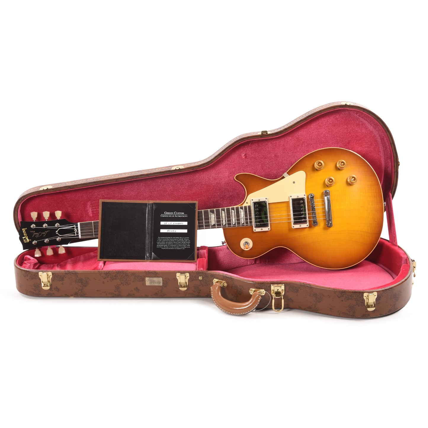 Gibson Custom Shop 1958 Les Paul Standard "CME Spec" Golden Poppy VOS w/59 Carmelita Neck Electric Guitars / Solid Body