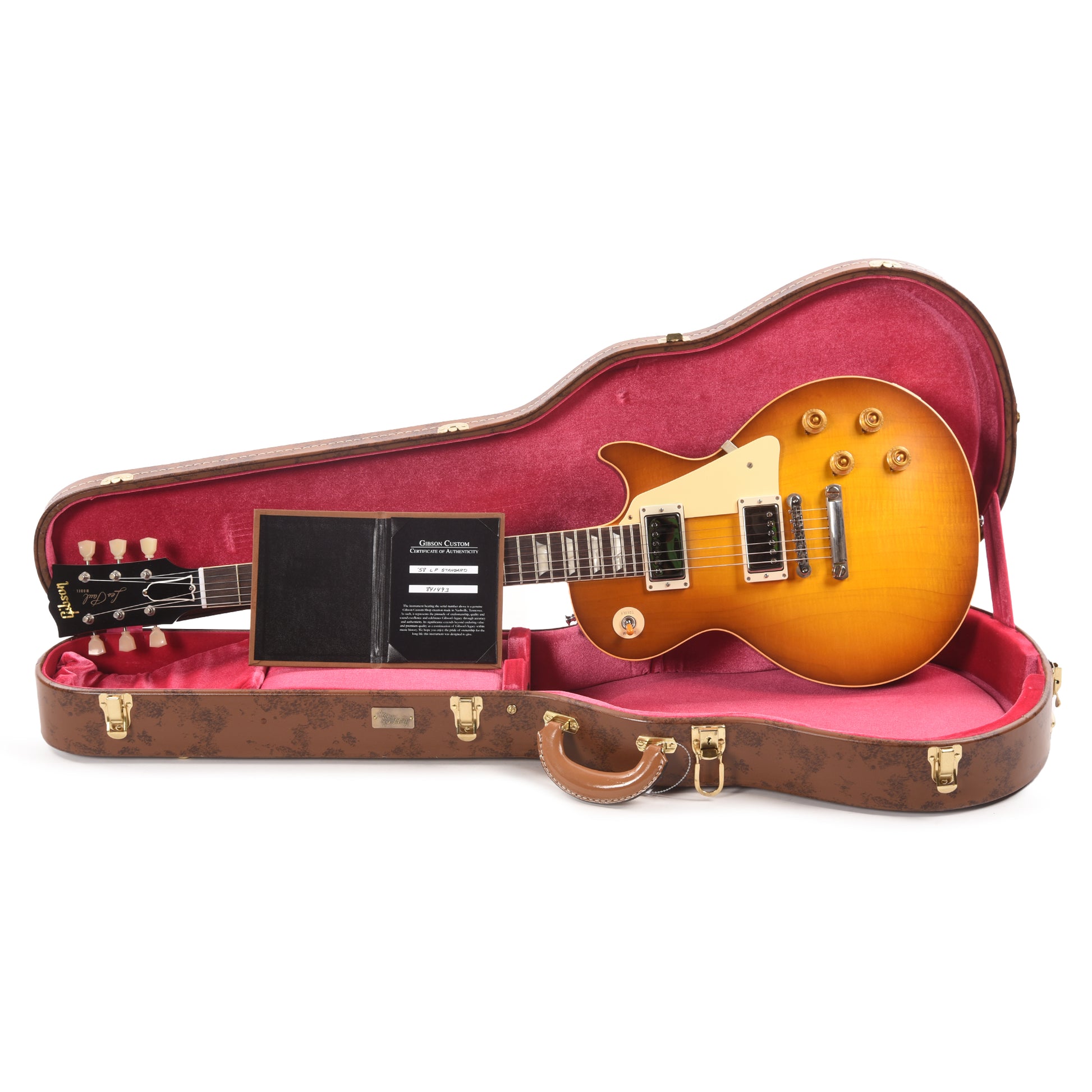 Gibson Custom Shop 1958 Les Paul Standard "CME Spec" Golden Poppy VOS w/59 Carmelita Neck Electric Guitars / Solid Body