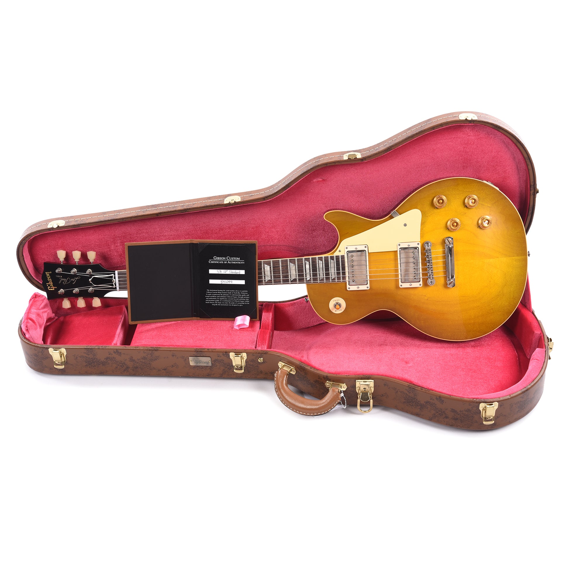 Gibson Custom Shop 1958 Les Paul Standard "CME Spec" Green Lemon VOS w/59 Carmelita Neck Electric Guitars / Solid Body