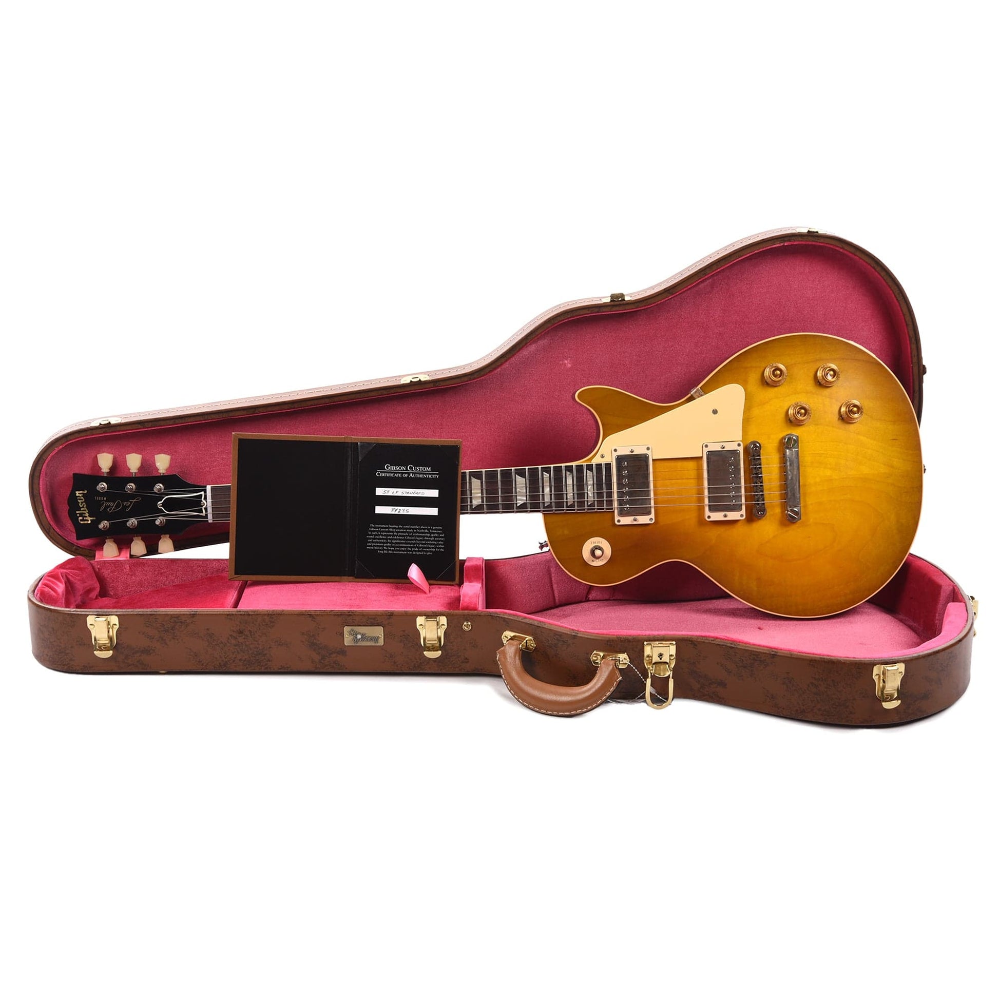 Gibson Custom Shop 1958 Les Paul Standard "CME Spec" Green Lemon VOS w/59 Carmelita Neck Electric Guitars / Solid Body