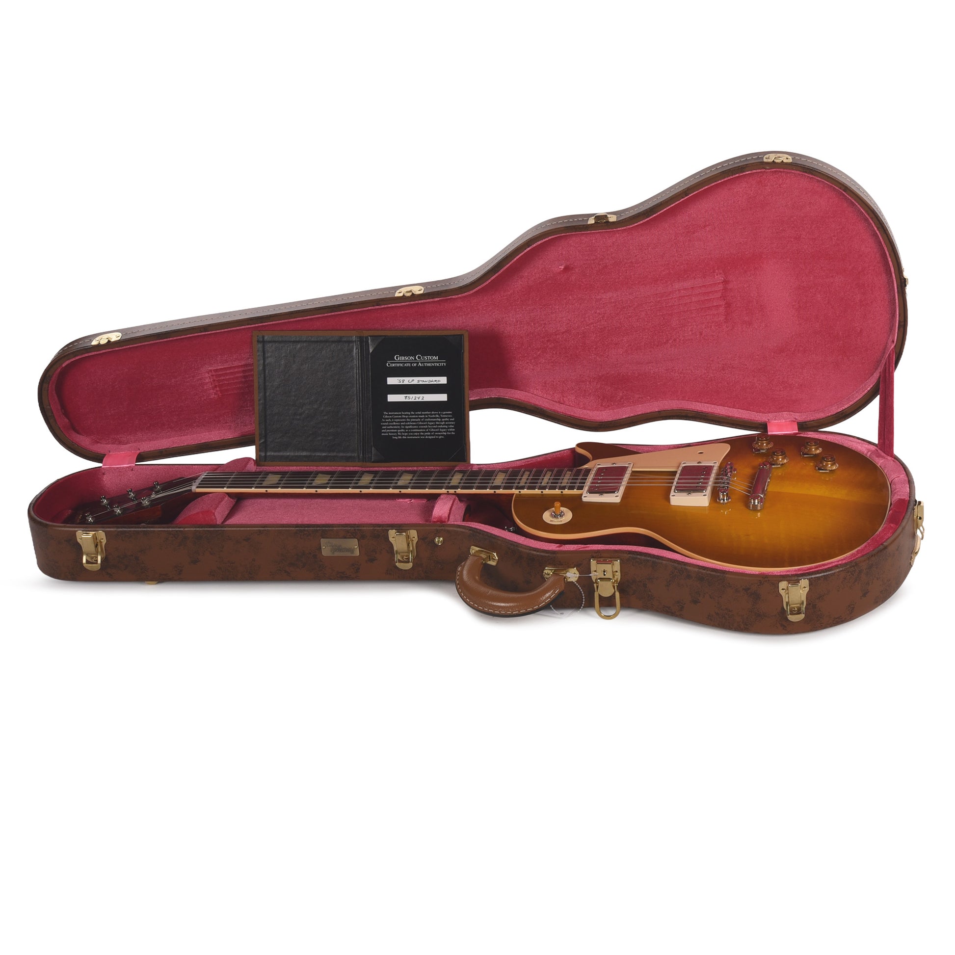 Gibson Custom Shop 1958 Les Paul Standard "CME Spec" Green Lemon VOS w/60 V2 Neck Profile Electric Guitars / Solid Body