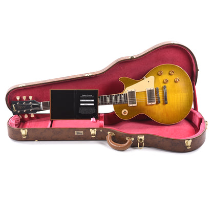 Gibson Custom Shop 1958 Les Paul Standard "CME Spec" Green Lemon VOS w/60 V2 Neck Profile Electric Guitars / Solid Body