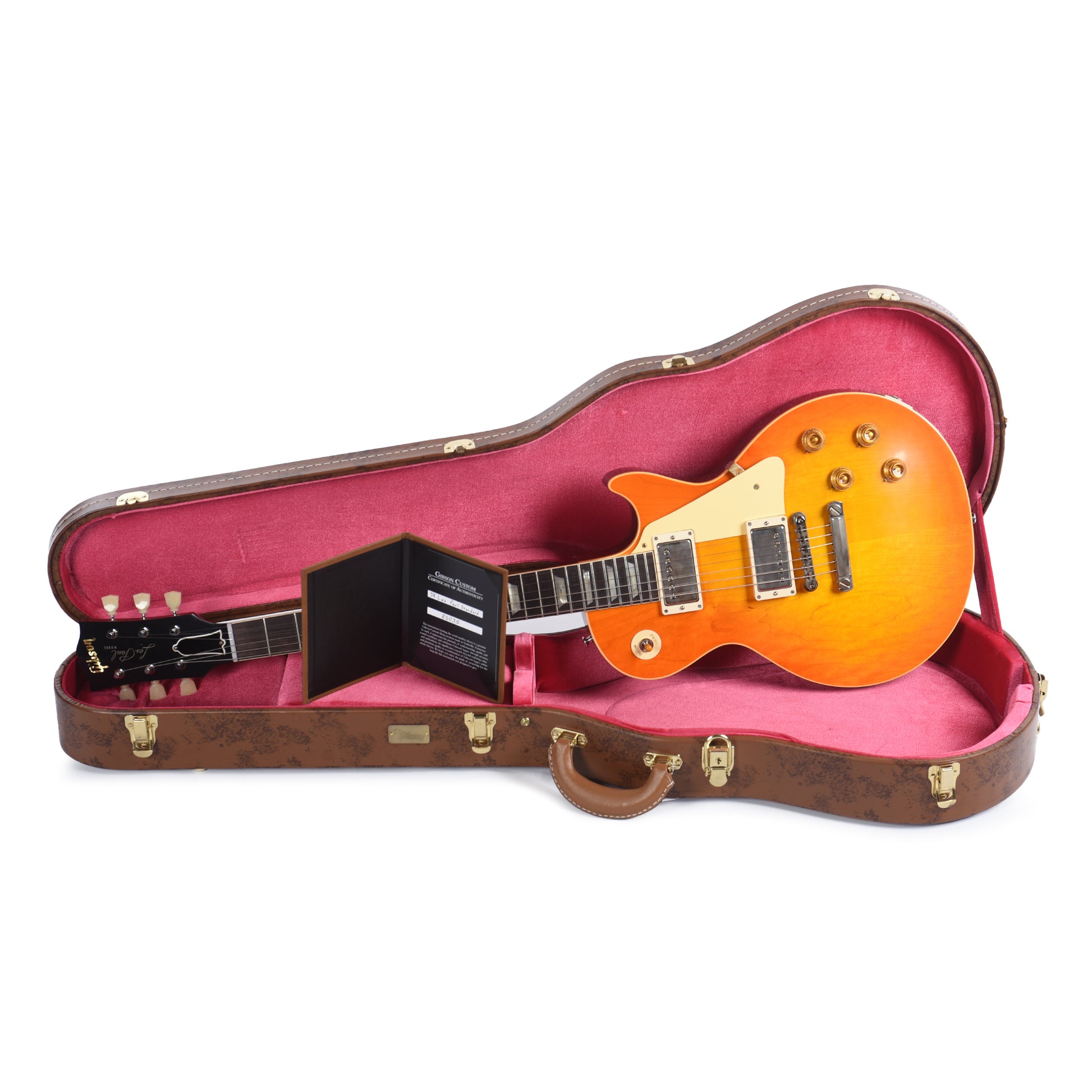Gibson Custom Shop 1958 Les Paul Standard "CME Spec" Orange Lemon Fade VOS w/59 Carmelita Neck Electric Guitars / Solid Body