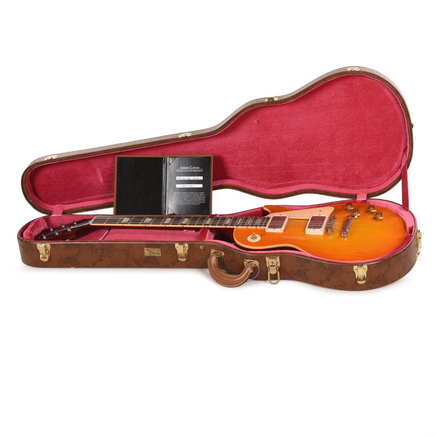 Gibson Custom Shop 1958 Les Paul Standard "CME Spec" Orange Lemon Fade VOS w/59 Carmelita Neck Electric Guitars / Solid Body