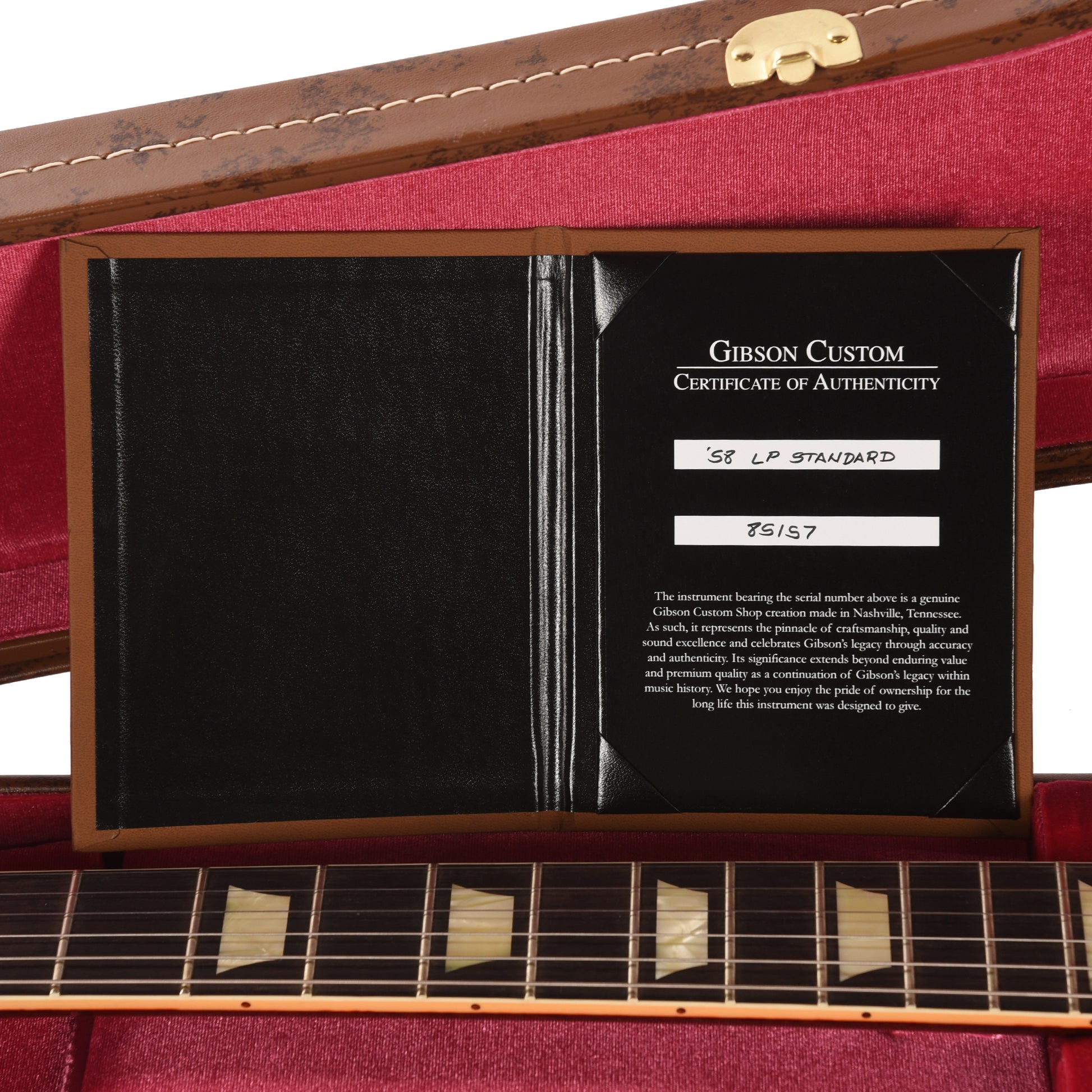 Gibson Custom Shop 1958 Les Paul Standard "CME Spec" Slow Iced Tea Fade VOS w/59 Carmelita Neck Electric Guitars / Solid Body