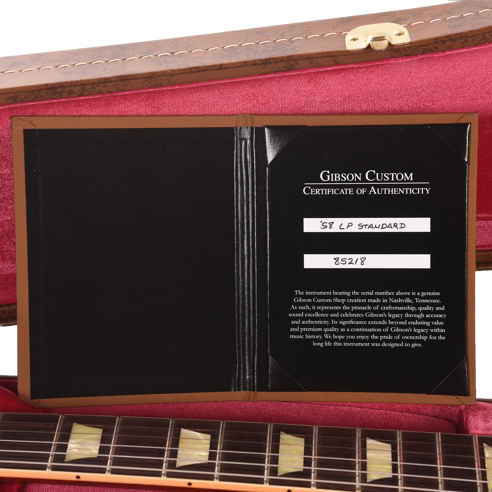 Gibson Custom Shop 1958 Les Paul Standard "CME Spec" Slow Iced Tea Fade VOS w/59 Carmelita Neck Electric Guitars / Solid Body