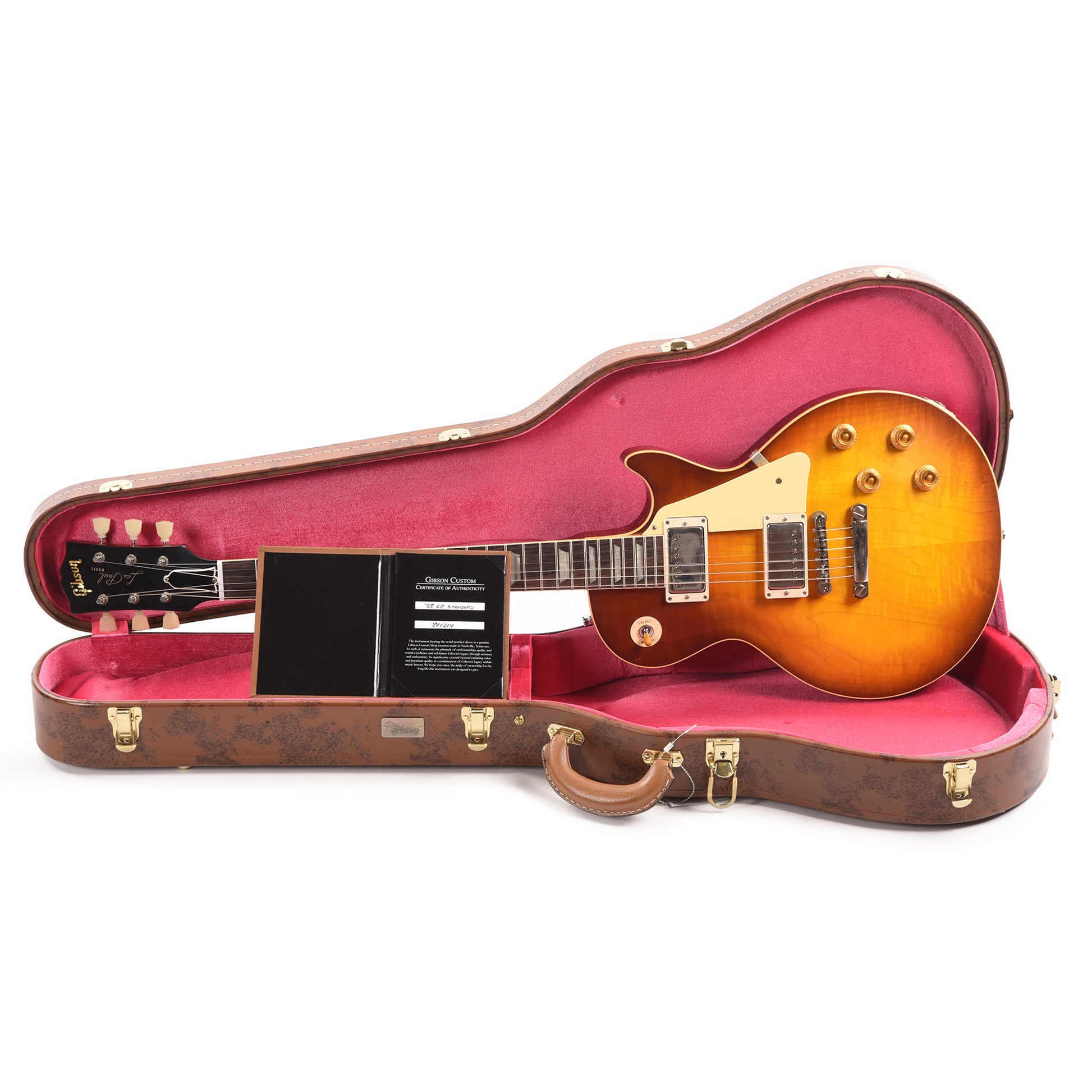Gibson Custom Shop 1958 Les Paul Standard "CME Spec" Slow Iced Tea Fade VOS w/60 V2 Neck Profile Electric Guitars / Solid Body