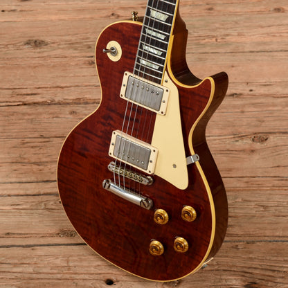 Gibson Custom Shop 1958 Les Paul Standard Plain Top Reissue "CME Spec" Viking Red Electric Guitars / Solid Body