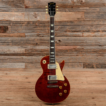 Gibson Custom Shop 1958 Les Paul Standard Plain Top Reissue "CME Spec" Viking Red Electric Guitars / Solid Body