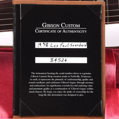 Gibson Custom Shop 1958 Les Paul Standard Reissue Bourbon Burst VOS Electric Guitars / Solid Body