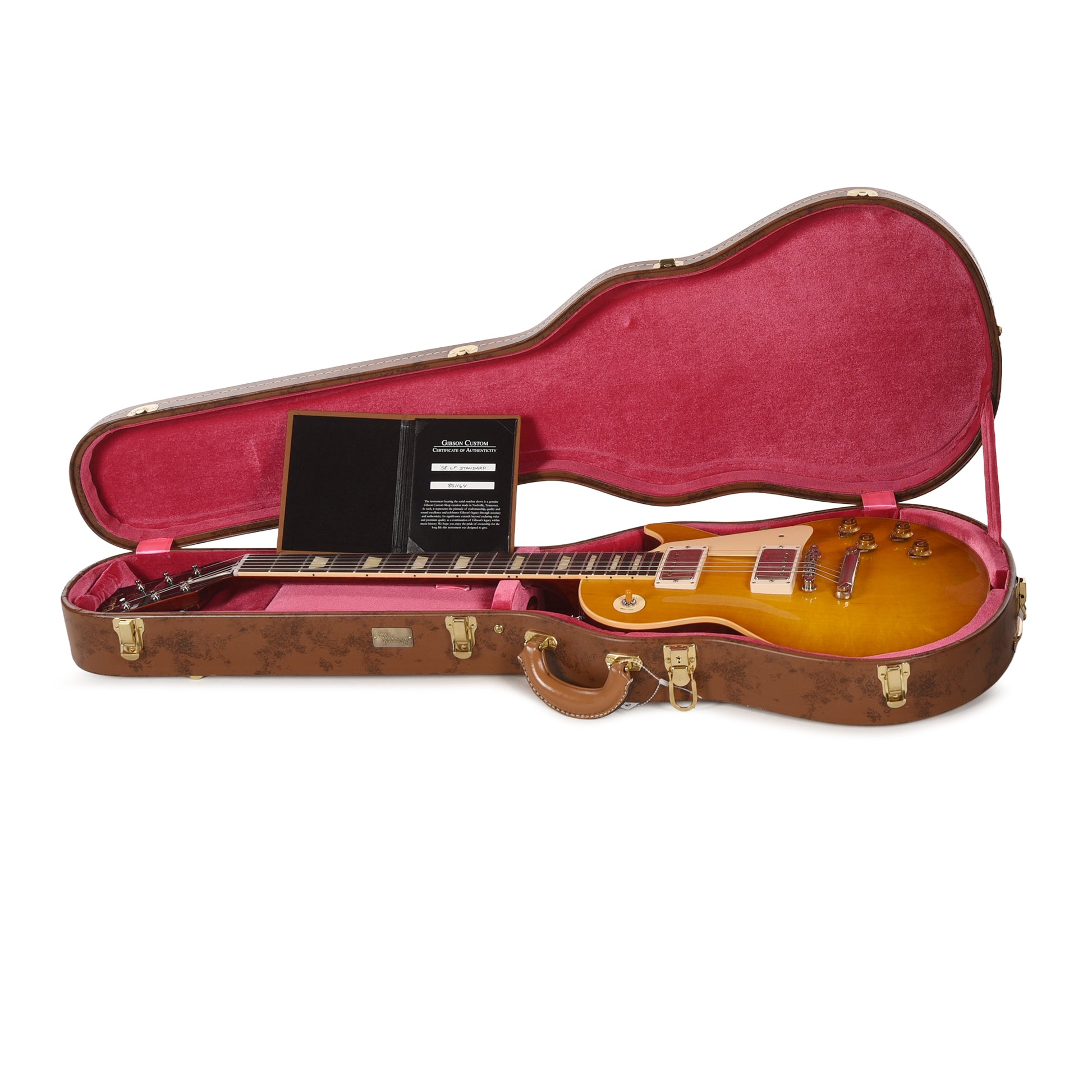 Gibson Custom Shop 1958 Les Paul Standard Reissue Lemon Burst VOS Electric Guitars / Solid Body