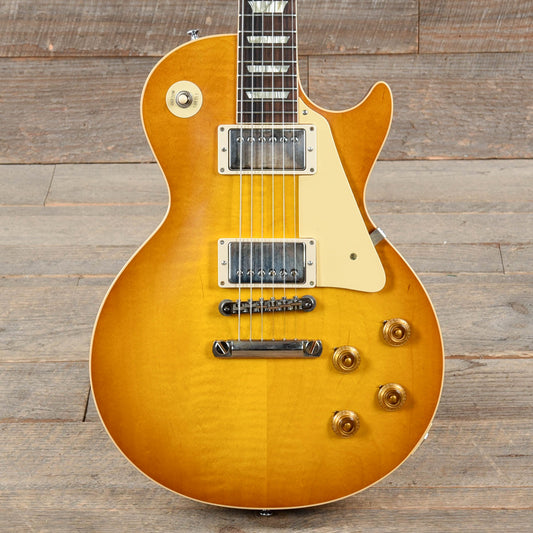 Gibson Custom Shop 1958 Les Paul Standard Reissue Lemon Burst VOS Electric Guitars / Solid Body
