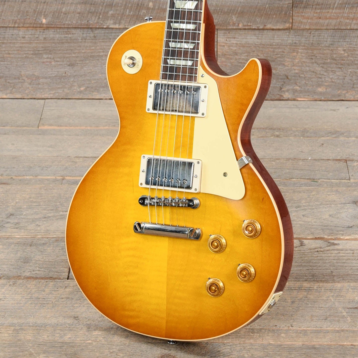 Gibson Custom Shop 1958 Les Paul Standard Reissue Lemon Burst VOS Electric Guitars / Solid Body