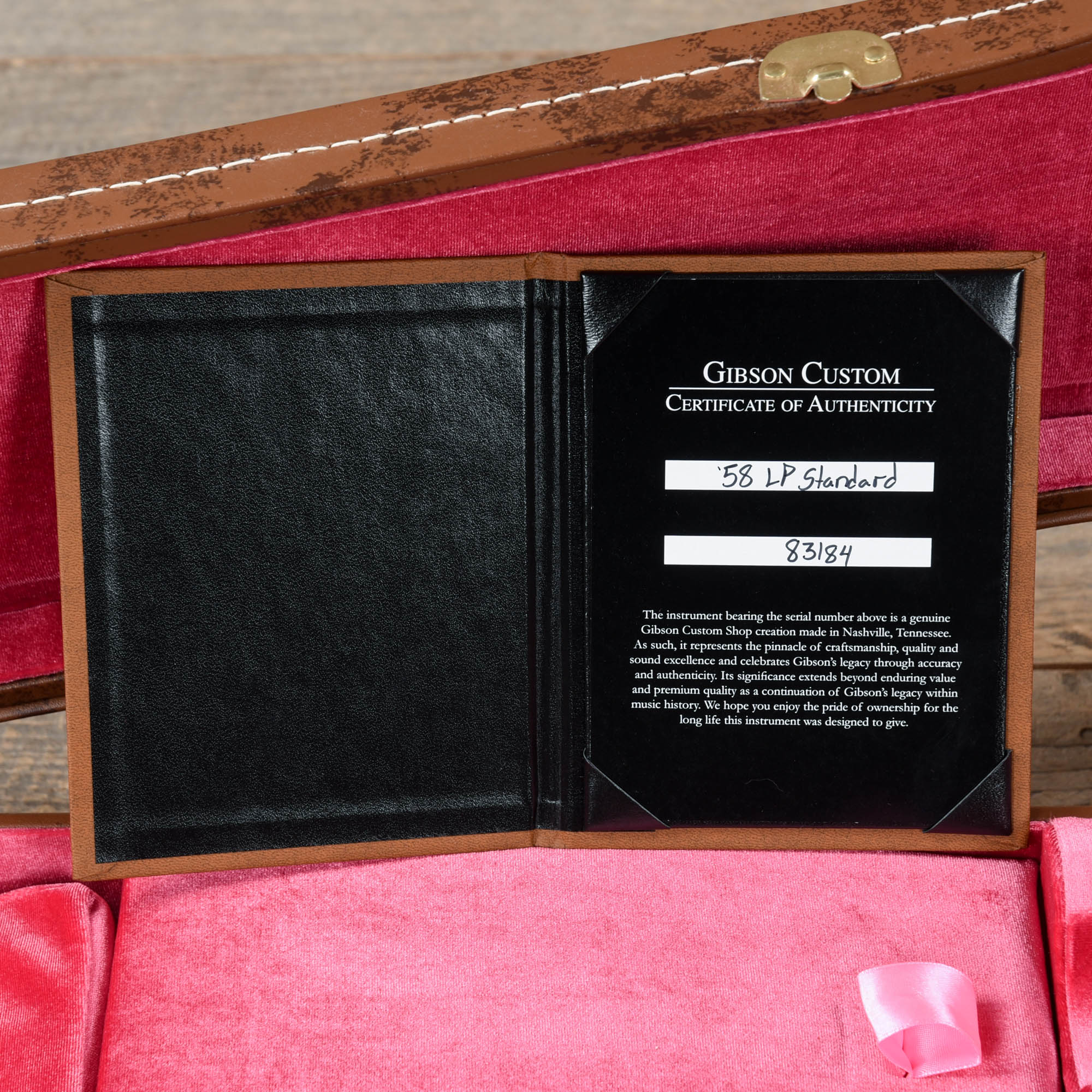 Gibson Custom Shop 1958 Les Paul Standard Reissue Lemon Burst VOS Electric Guitars / Solid Body