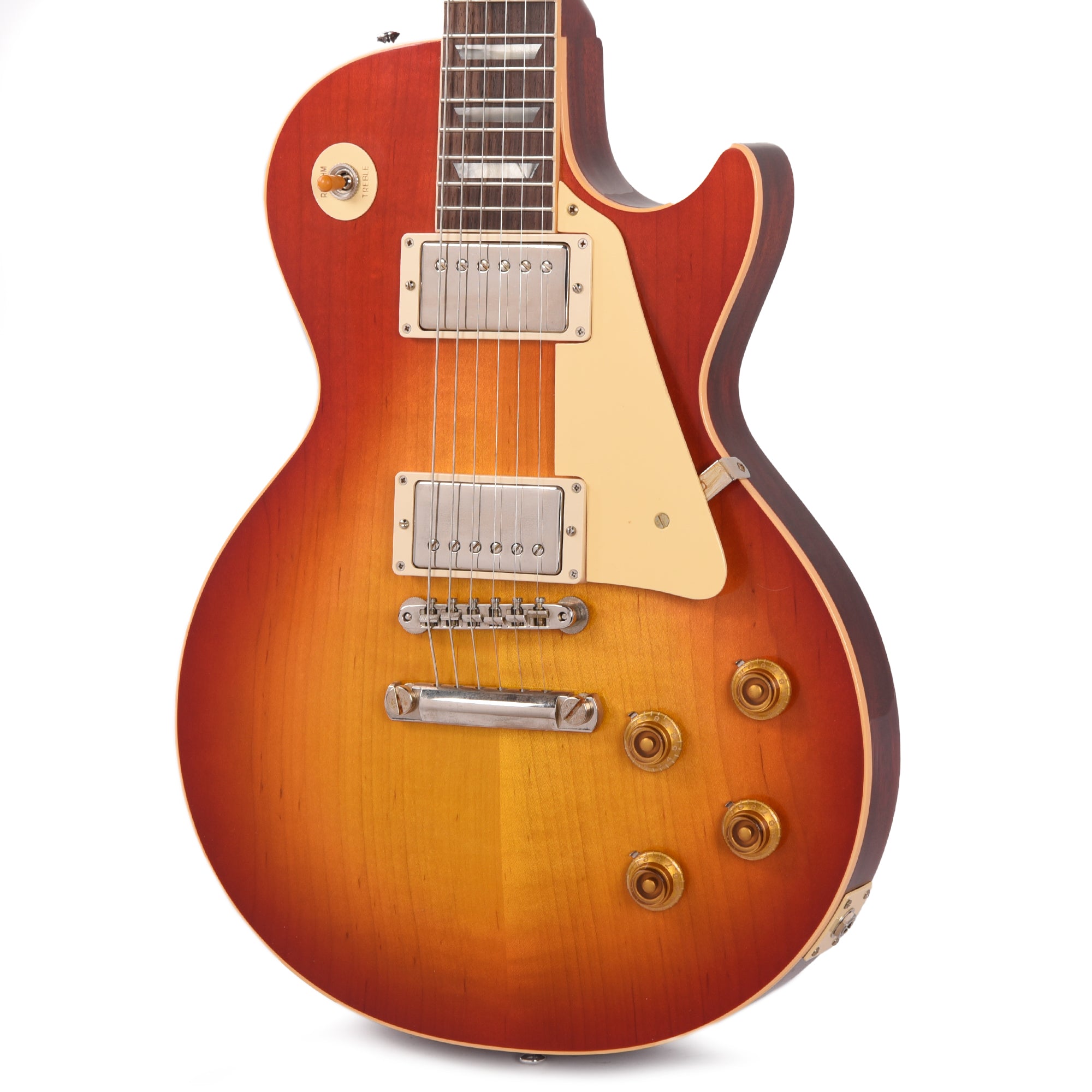 Gibson Custom Shop 1958 Les Paul Standard Reissue Washed Cherry Sunburst VOS Electric Guitars / Solid Body